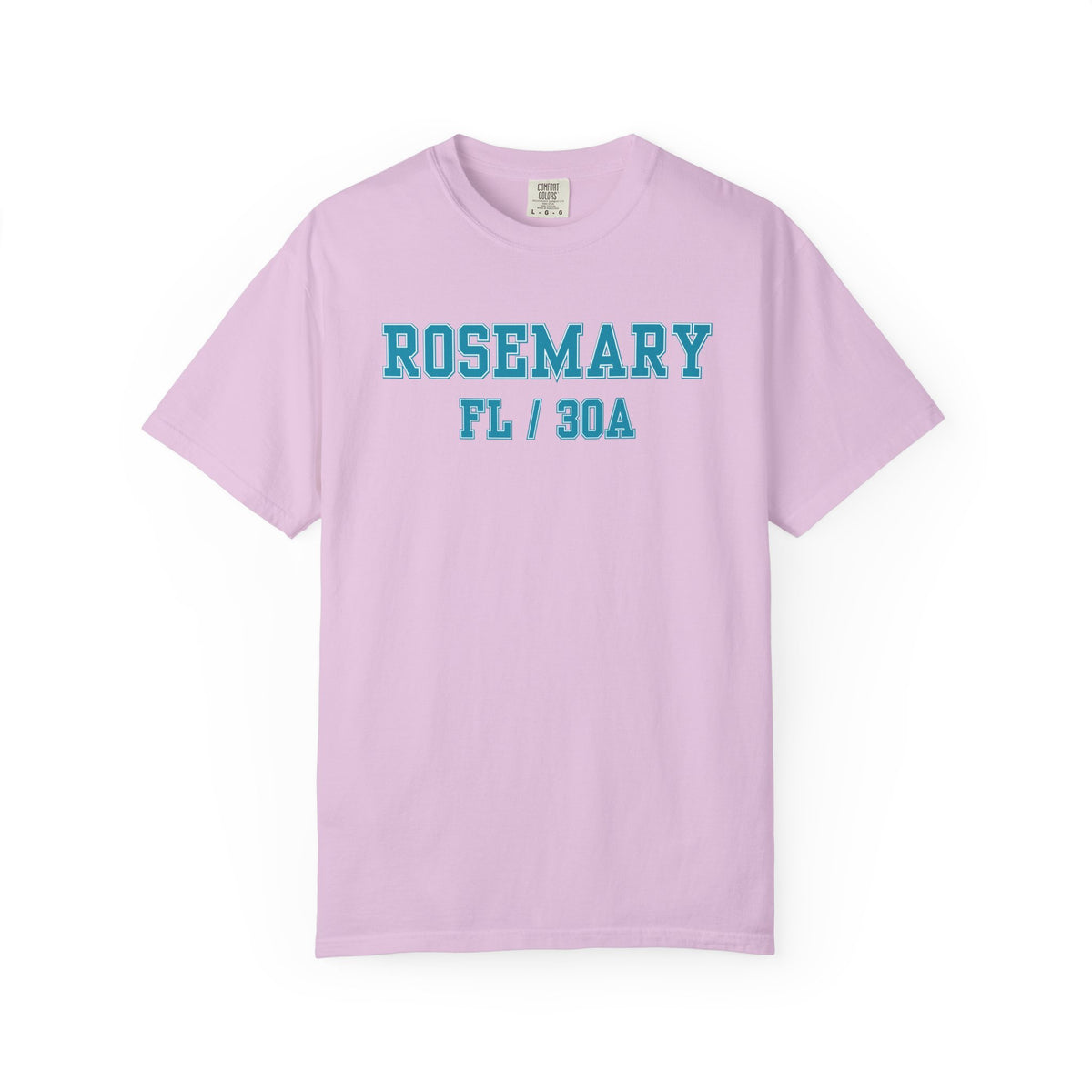 Rosemary Beach, Florida,  30A Varsity Tee, Comfort Colors