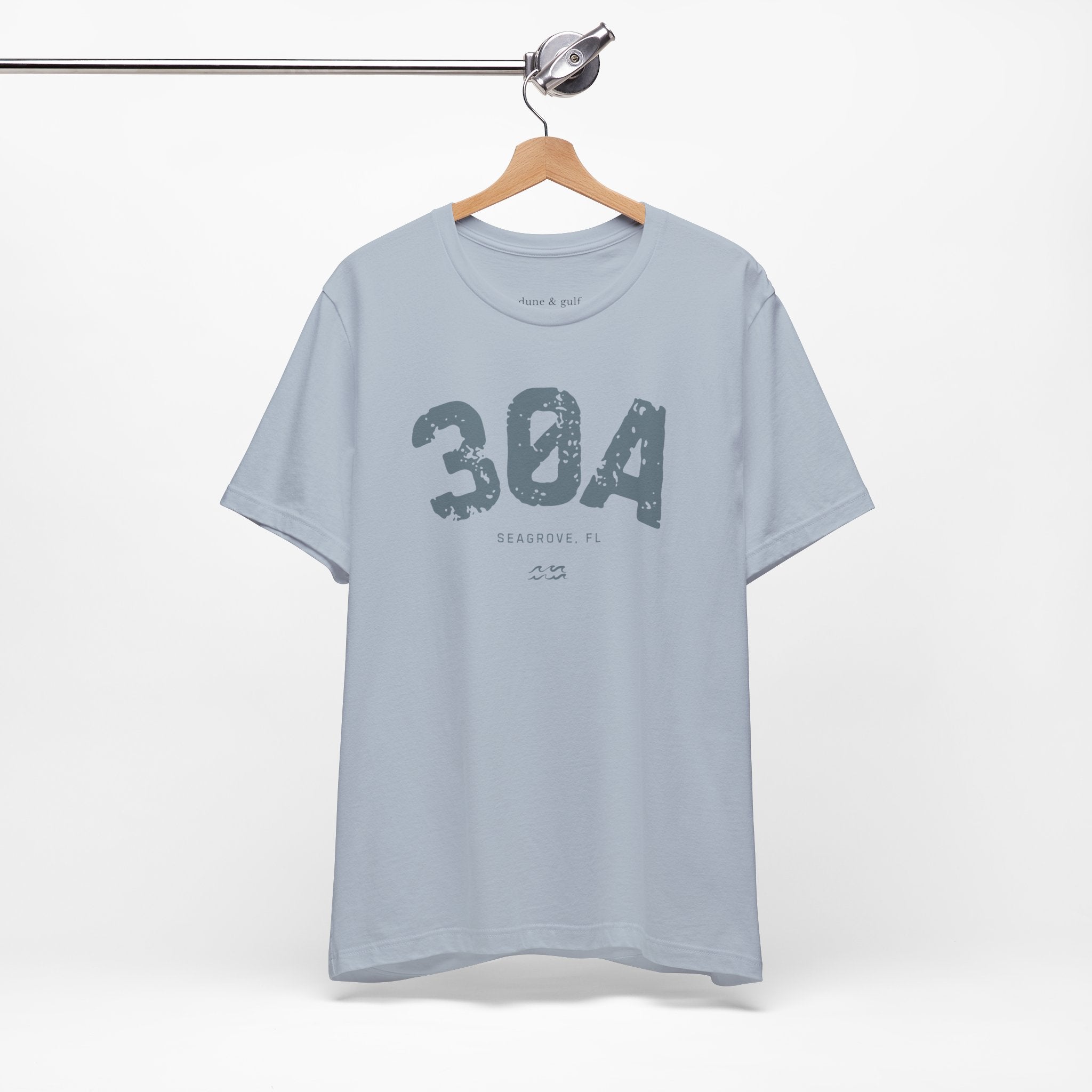 30A Seagrove Vintage Distressed Tee, Washed Slate