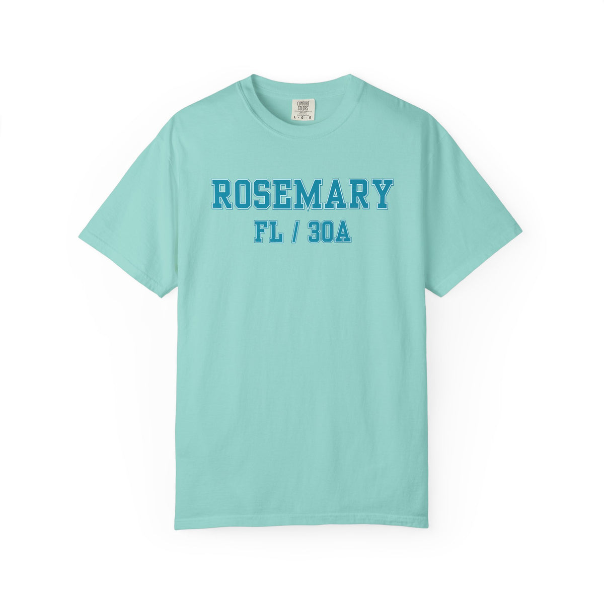 Rosemary Beach, Florida,  30A Varsity Tee, Comfort Colors