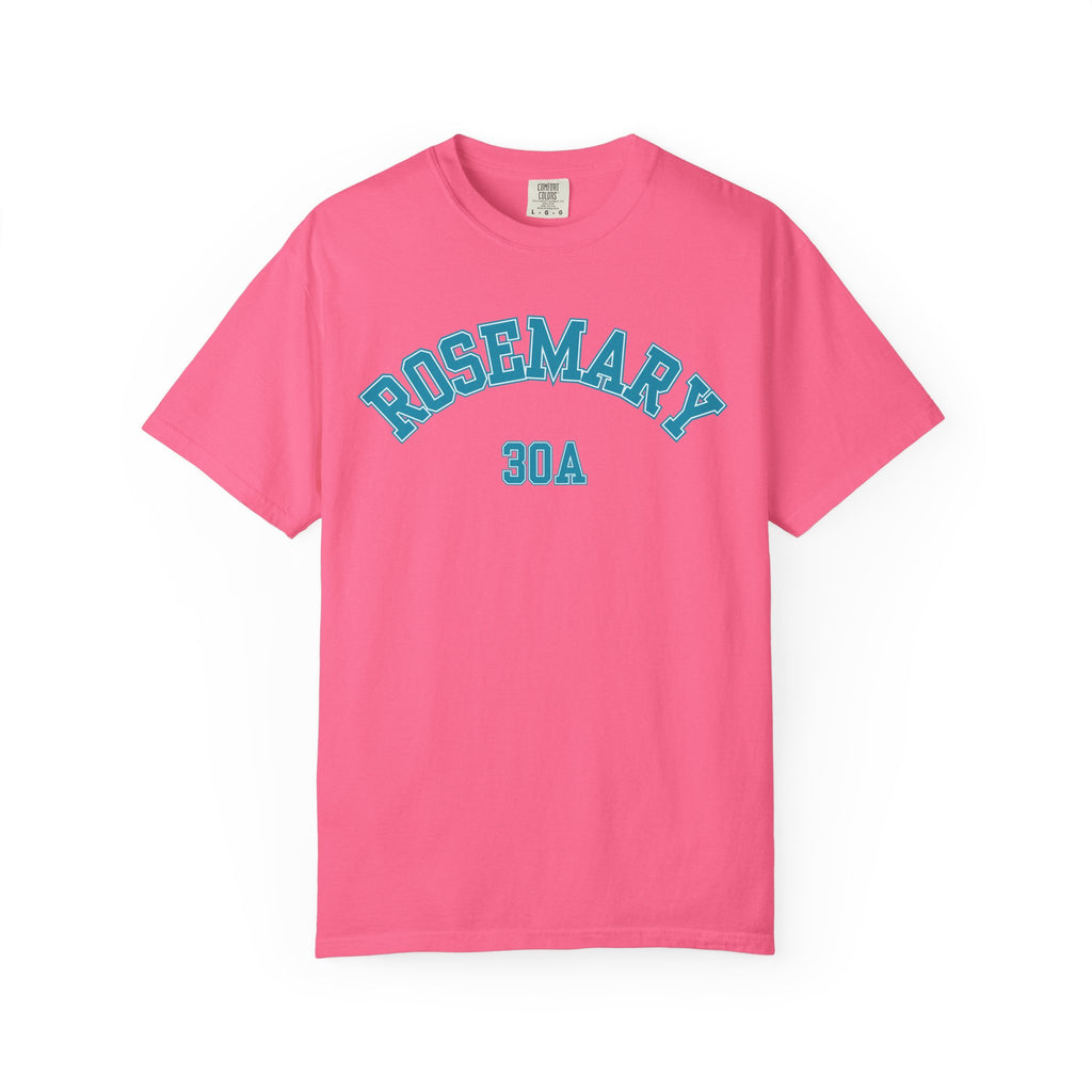 Rosemary Beach Florida 30A Varsity Tee, Comfort Colors