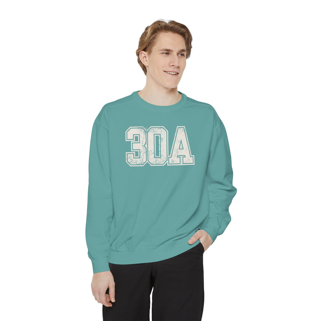 30A Distressed Crewneck
