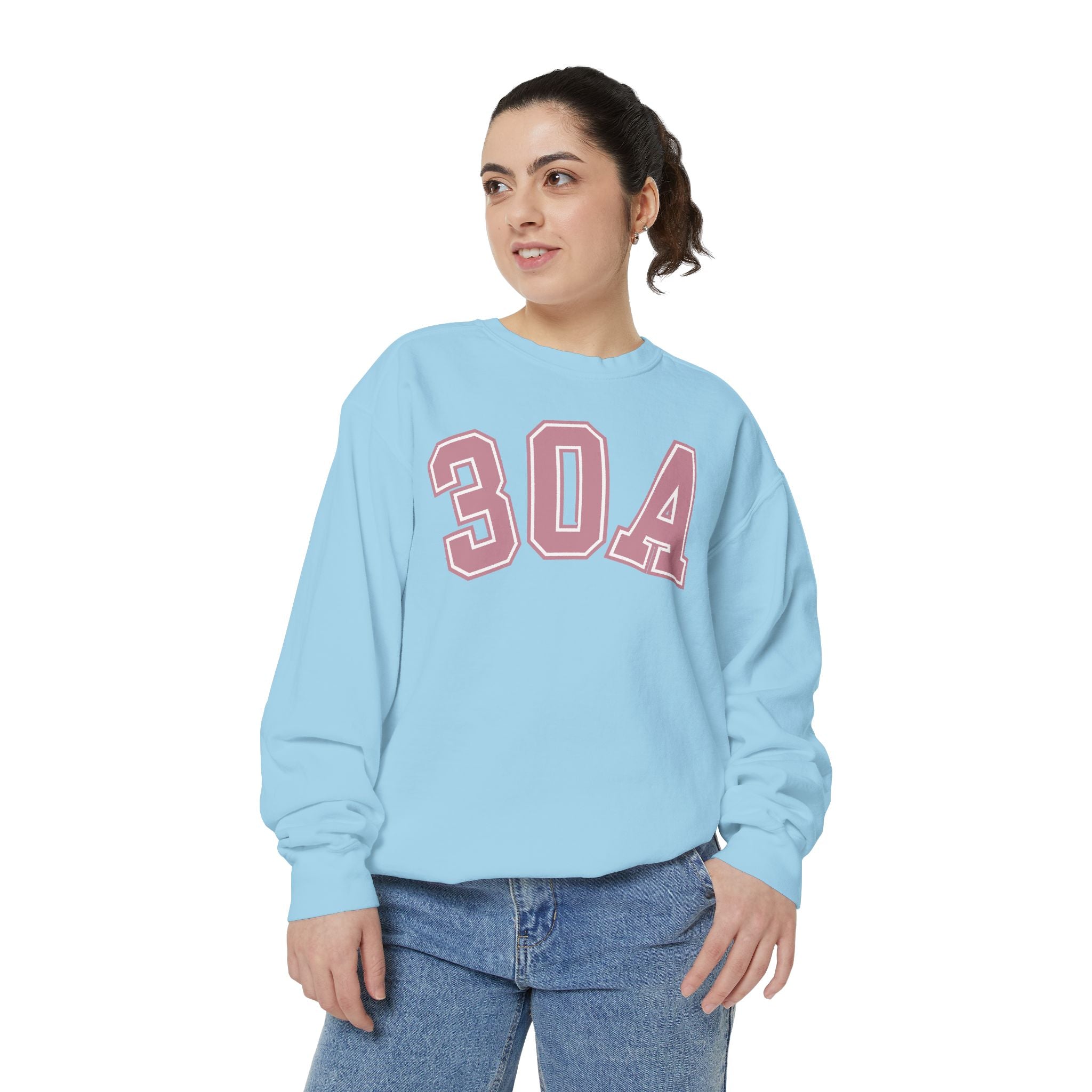 30A Varsity Crewneck, Chambray