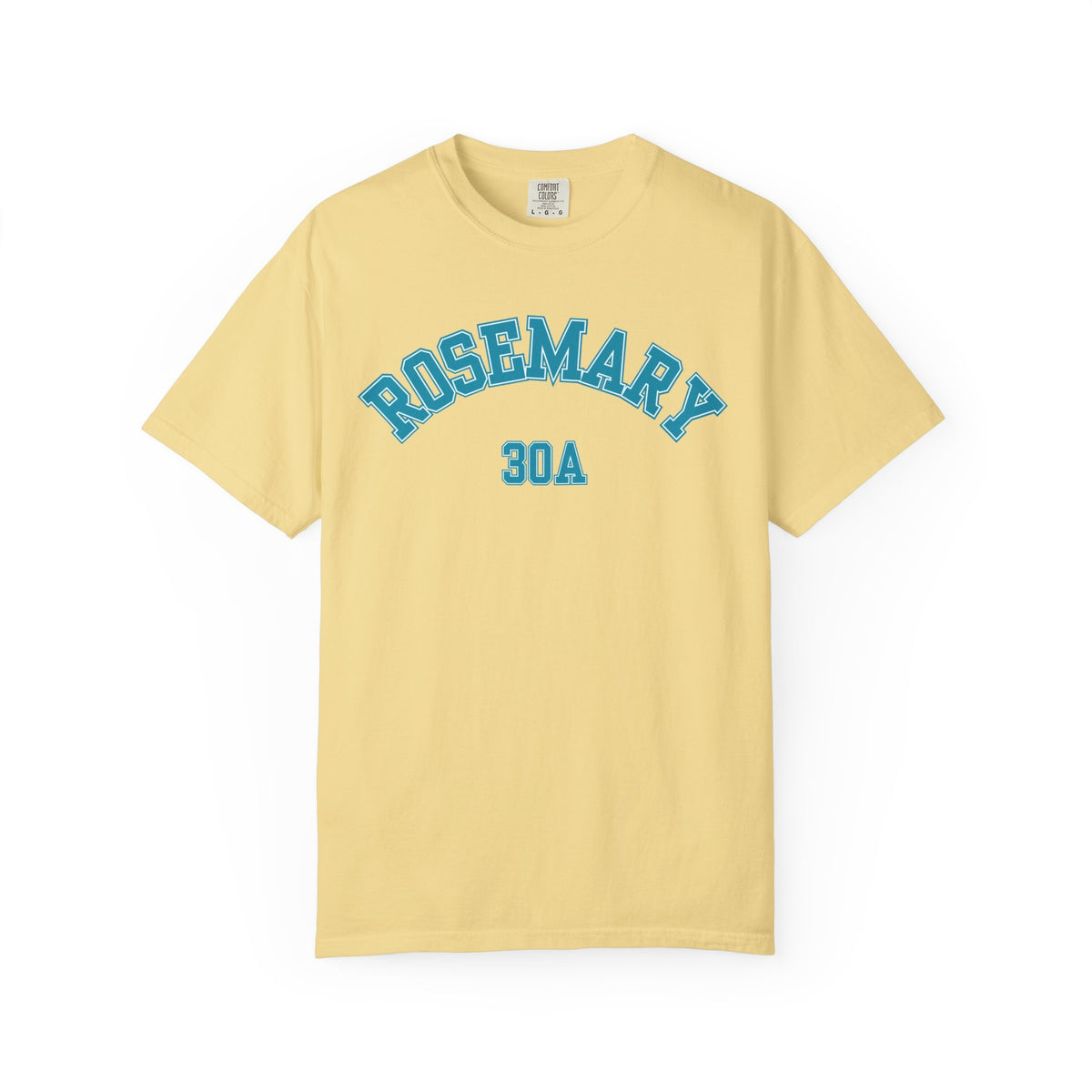 Rosemary Beach Florida 30A Varsity Tee, Comfort Colors