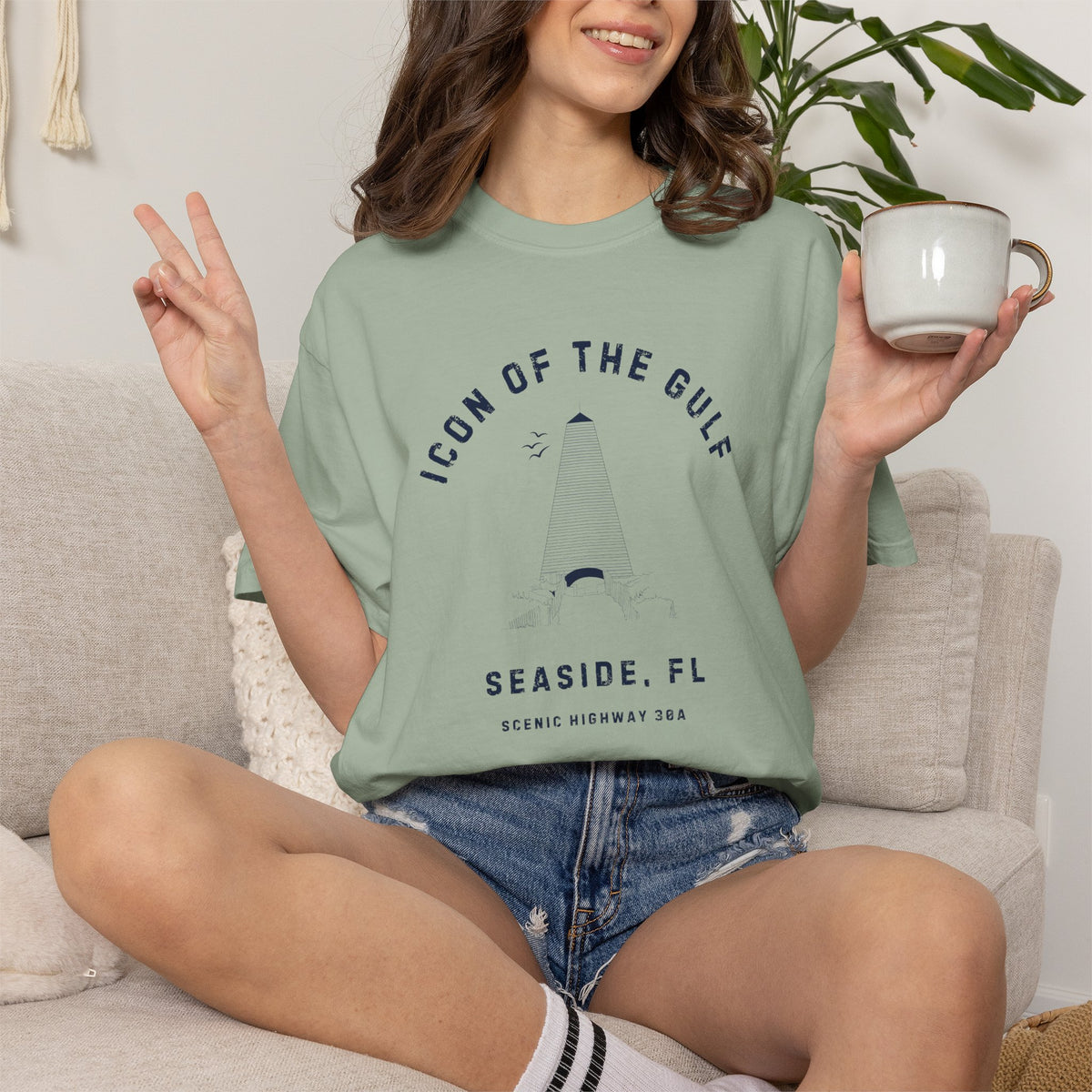 Icon of the Gulf Seaside, FL 30A Tee, Comfort Colors