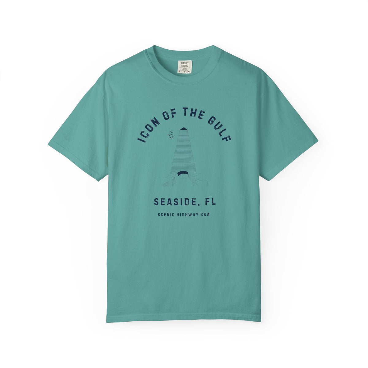 Icon of the Gulf Seaside, FL 30A Tee, Comfort Colors