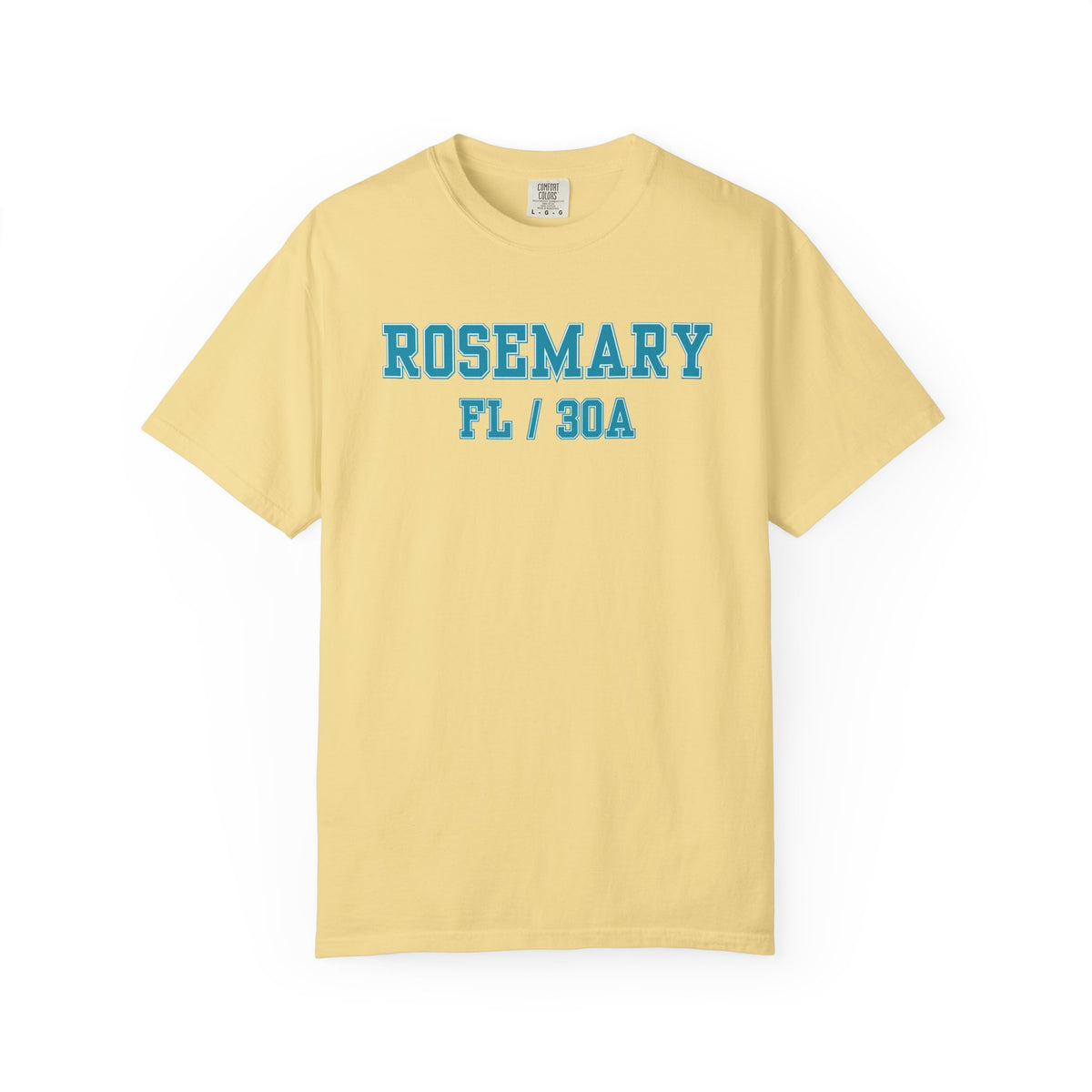 Rosemary Beach, Florida,  30A Varsity Tee, Comfort Colors