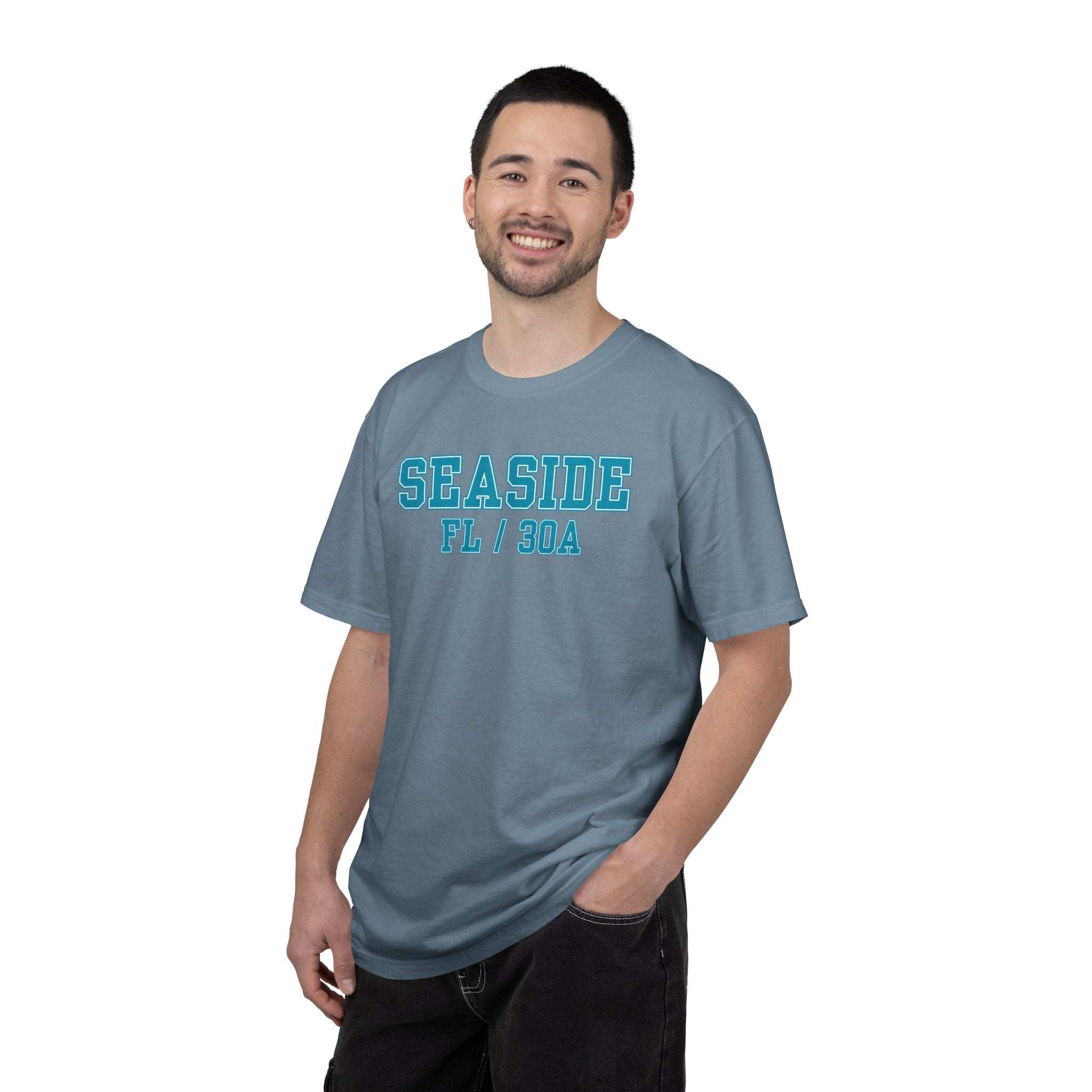 Seaside Florida 30A Varsity Tee, Comfort Colors