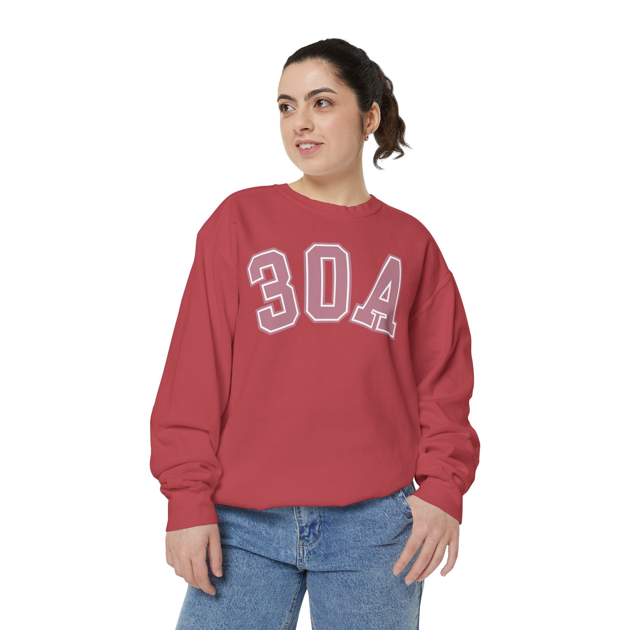 30A Varsity Crewneck, Crimson