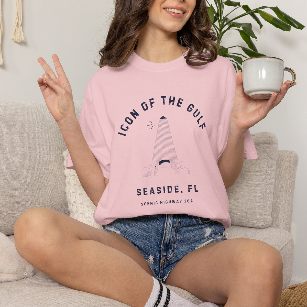 Icon of the Gulf Seaside, FL 30A Tee, Comfort Colors