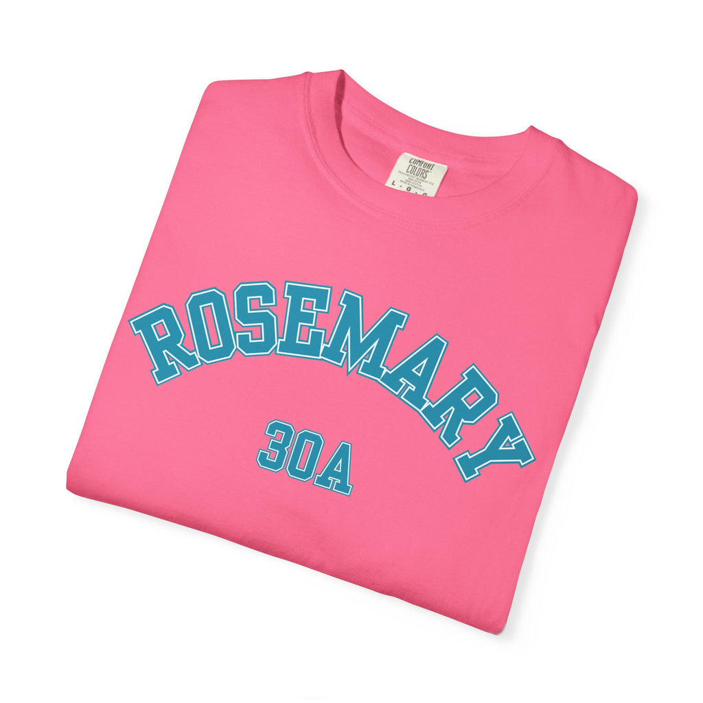 Rosemary Beach Florida 30A Varsity Tee, Comfort Colors