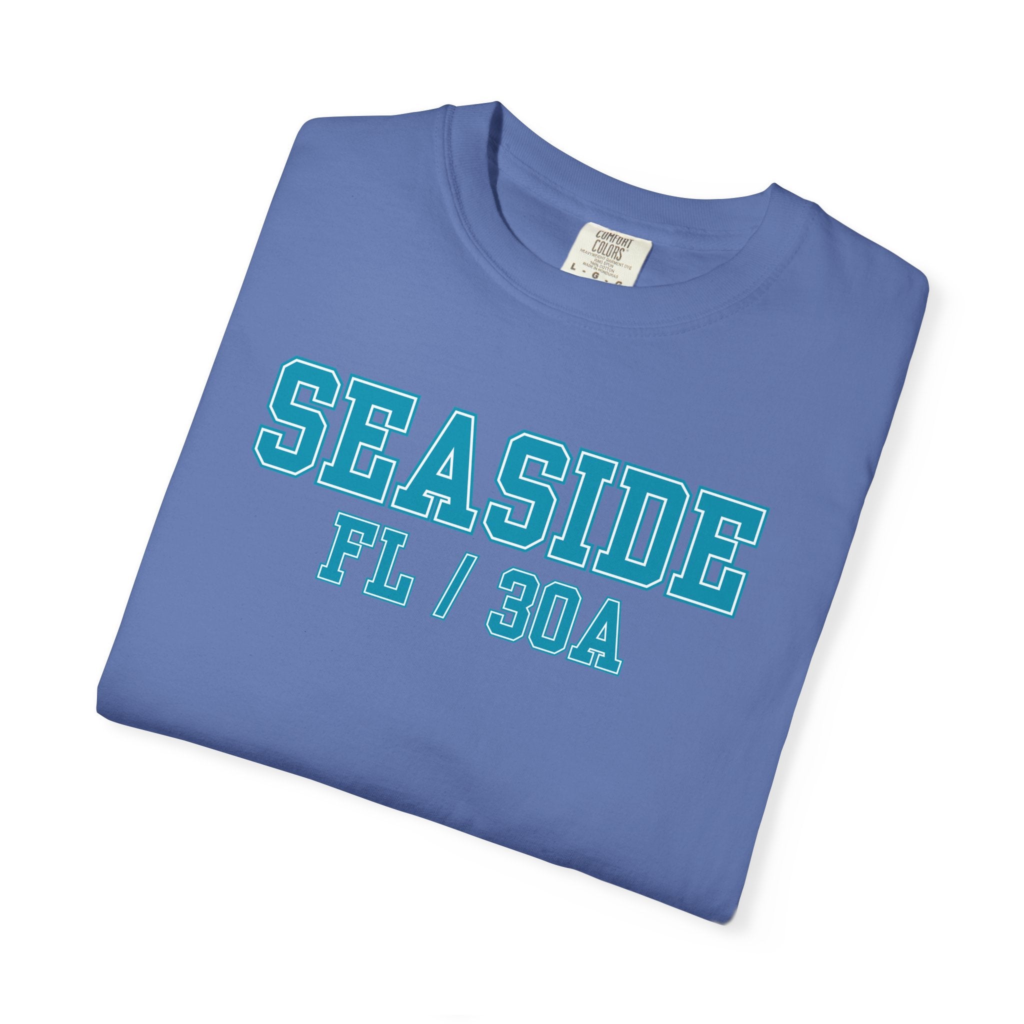 Seaside Florida 30A Varsity Tee, Comfort Colors
