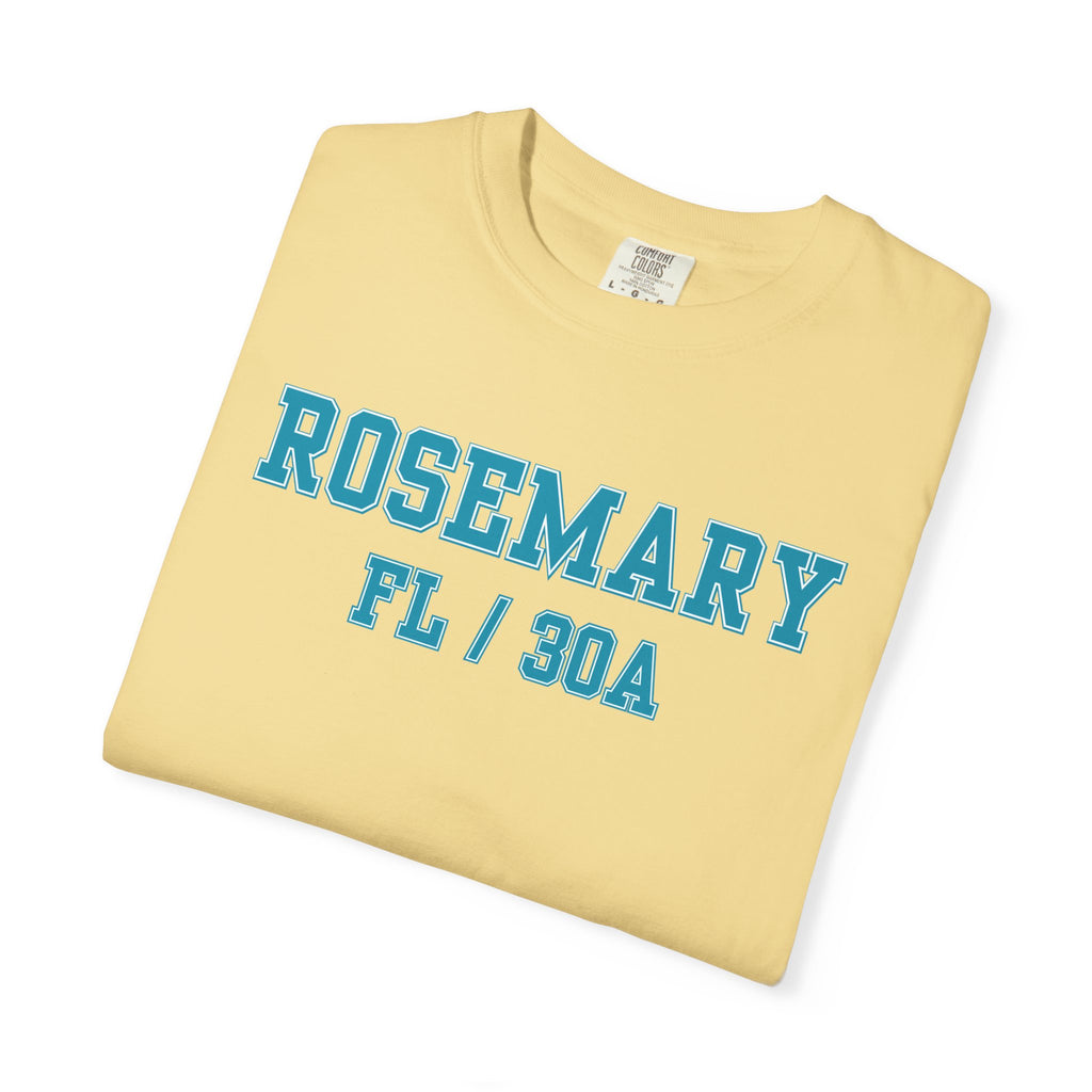 Rosemary Beach, Florida,  30A Varsity Tee, Comfort Colors