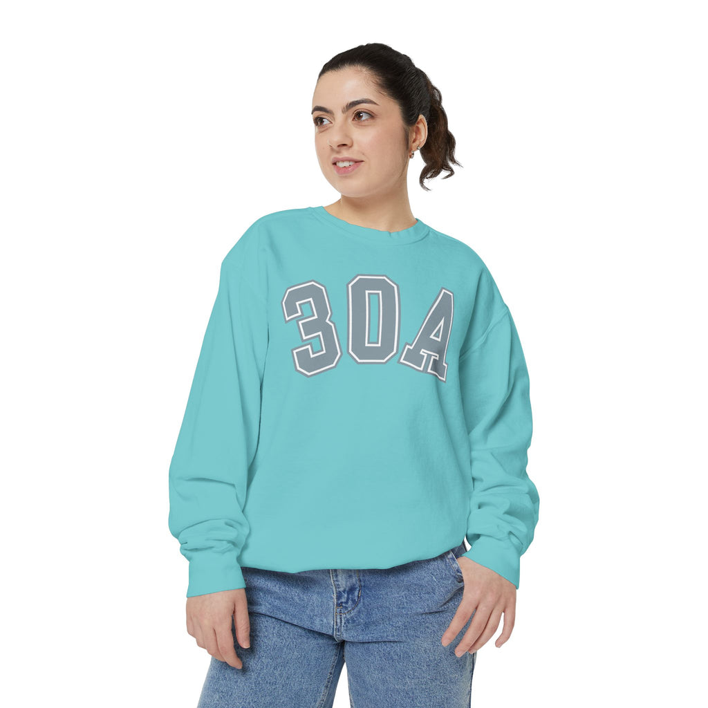 Copy of 30A Varsity Crewneck, Chalky Mint
