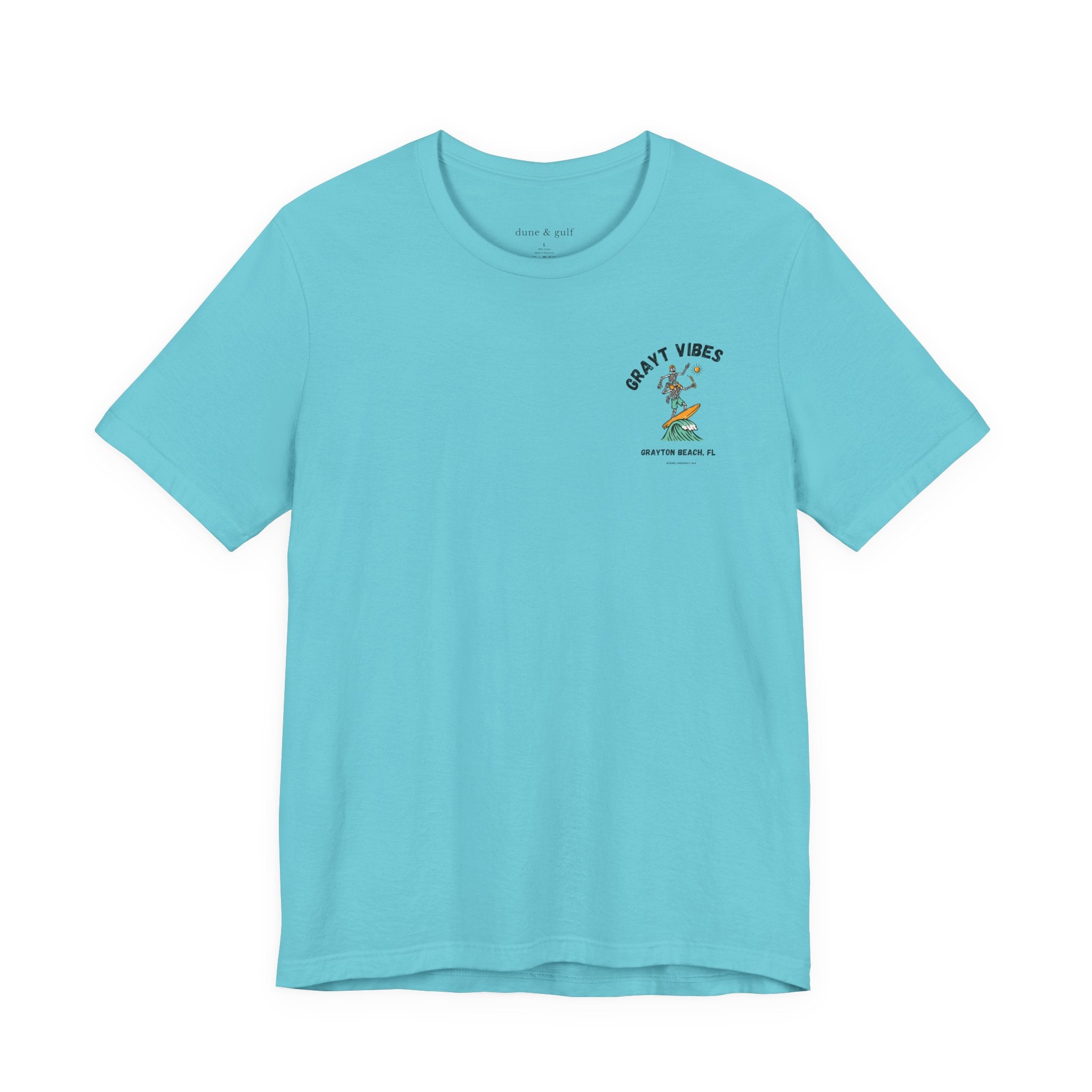 Grayt Vibes Surf Skeletons Tee