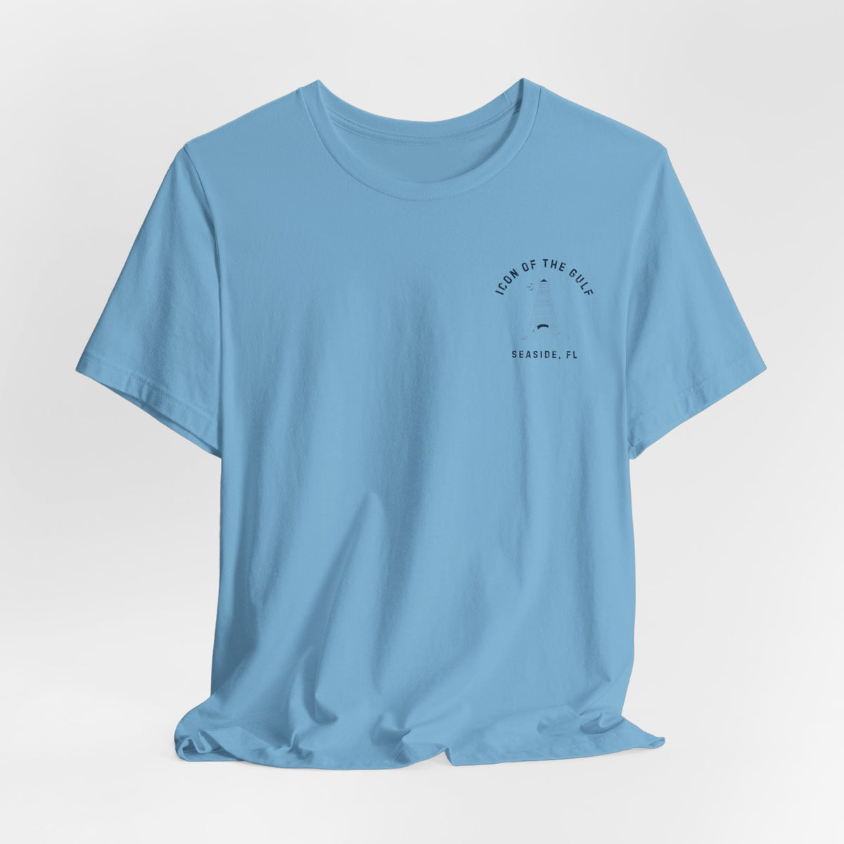 Icon of the Gulf Tee, 30A, Seaside, FL, Ocean Blue