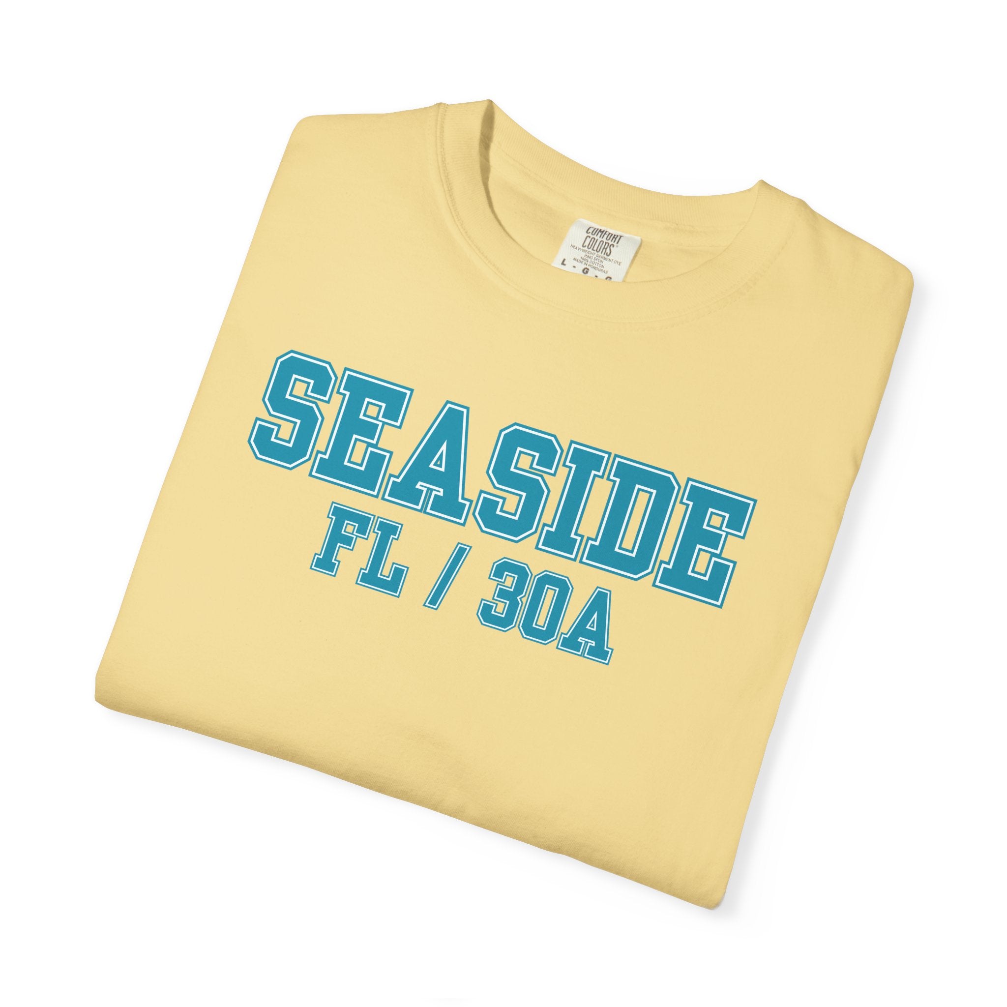Seaside Florida 30A Varsity Tee, Comfort Colors