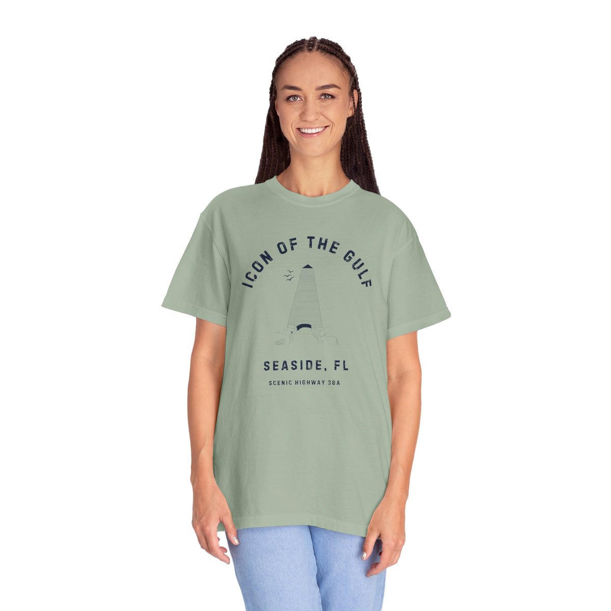 Icon of the Gulf Seaside, FL 30A Tee, Comfort Colors