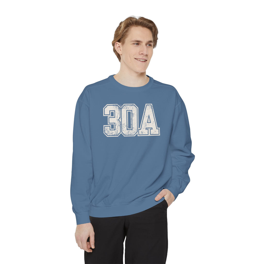 30A Distressed Crewneck