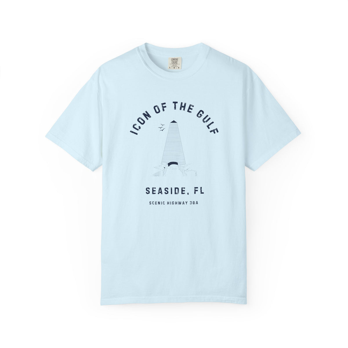 Icon of the Gulf Seaside, FL 30A Tee, Comfort Colors