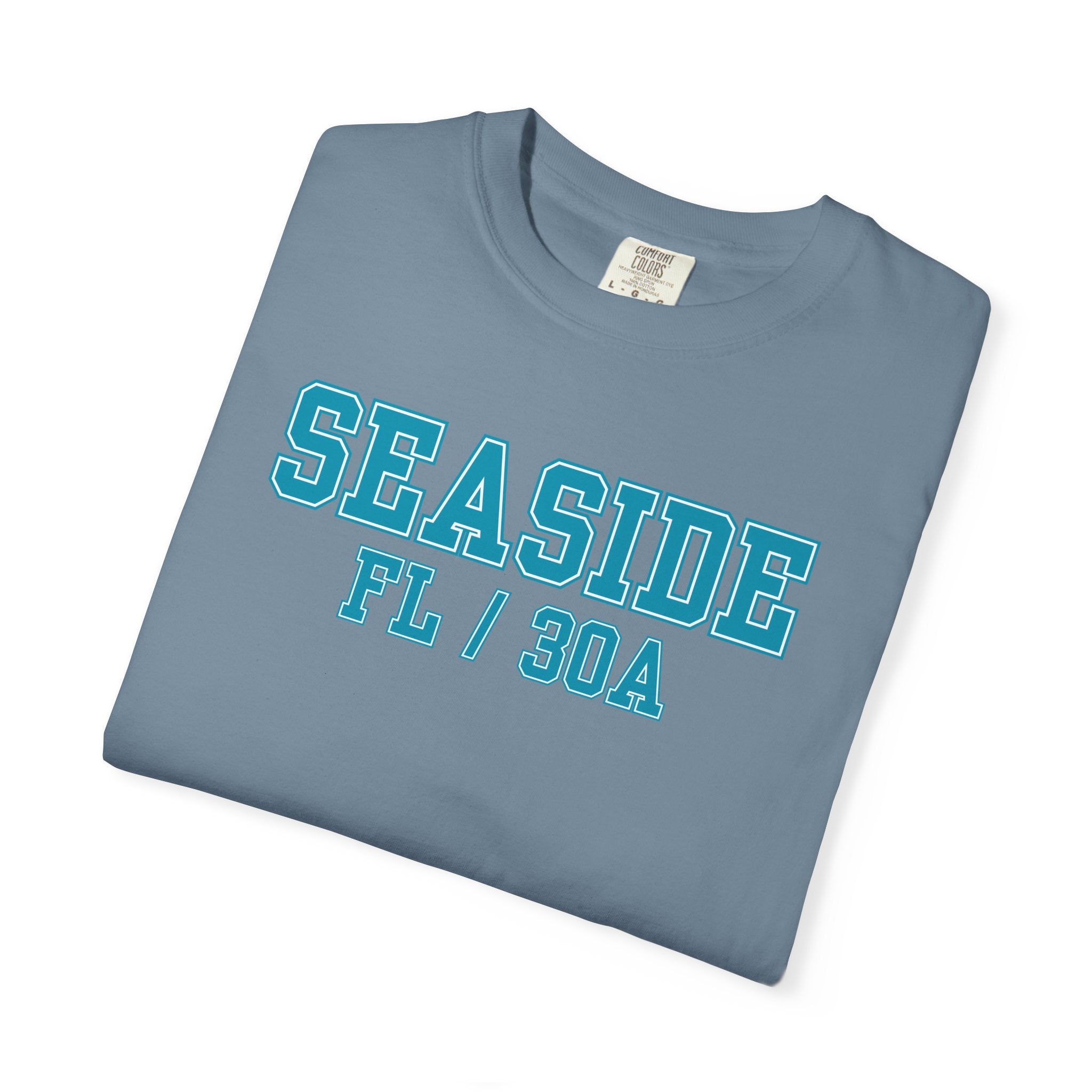 Seaside Florida 30A Varsity Tee, Comfort Colors