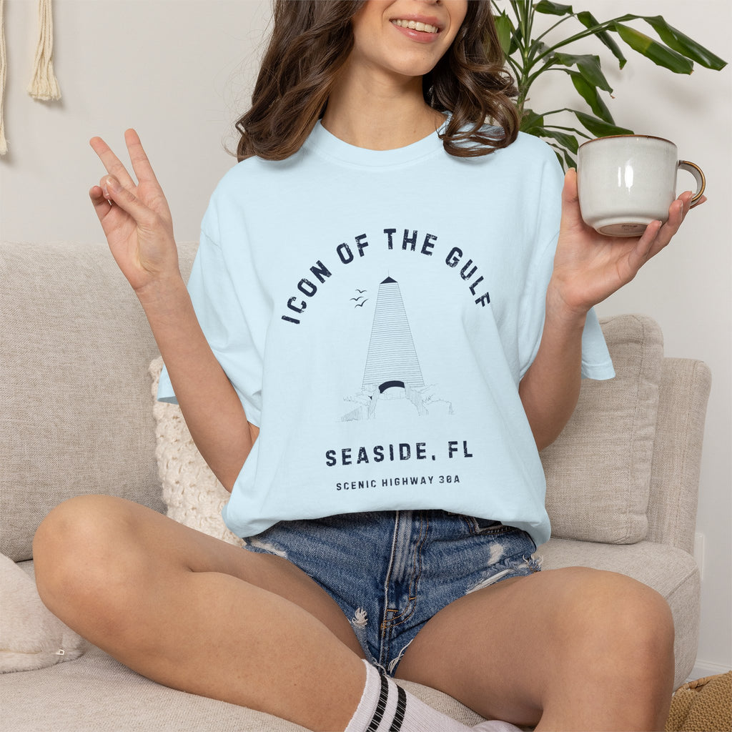 Icon of the Gulf Seaside, FL 30A Tee, Comfort Colors