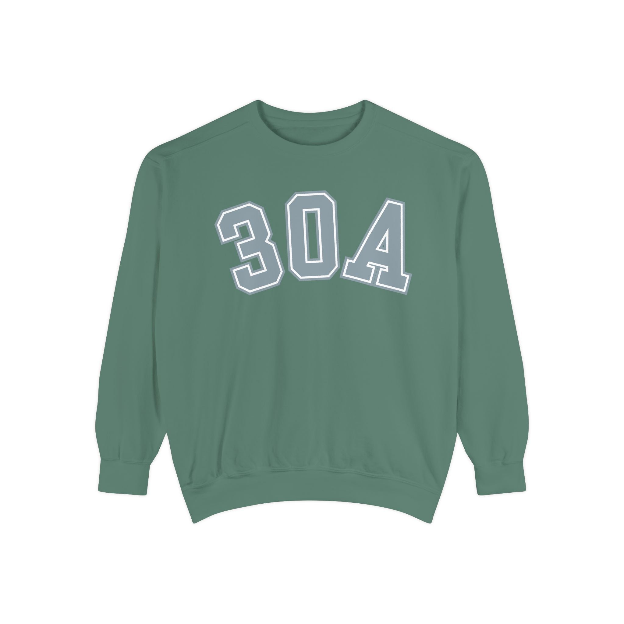 30A Varsity Crewneck, Gulf Green