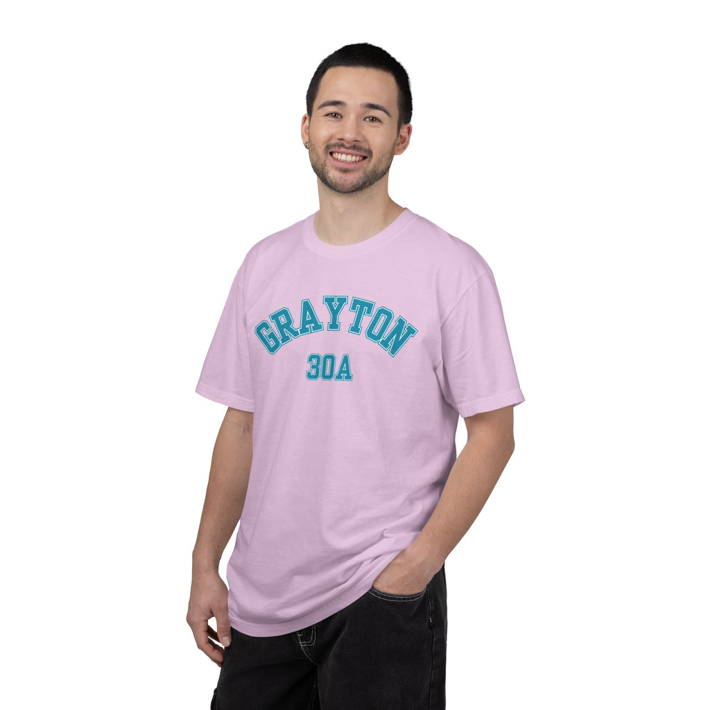 Grayton Beach Florida 30A Varsity Tee, Comfort Colors