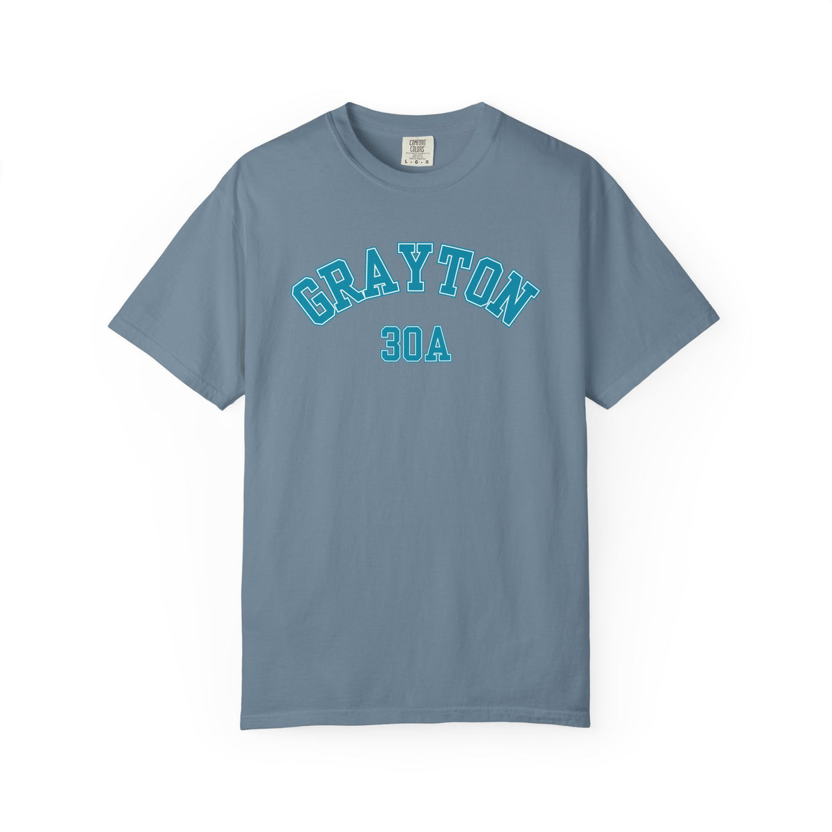 Grayton Beach Florida 30A Varsity Tee, Comfort Colors