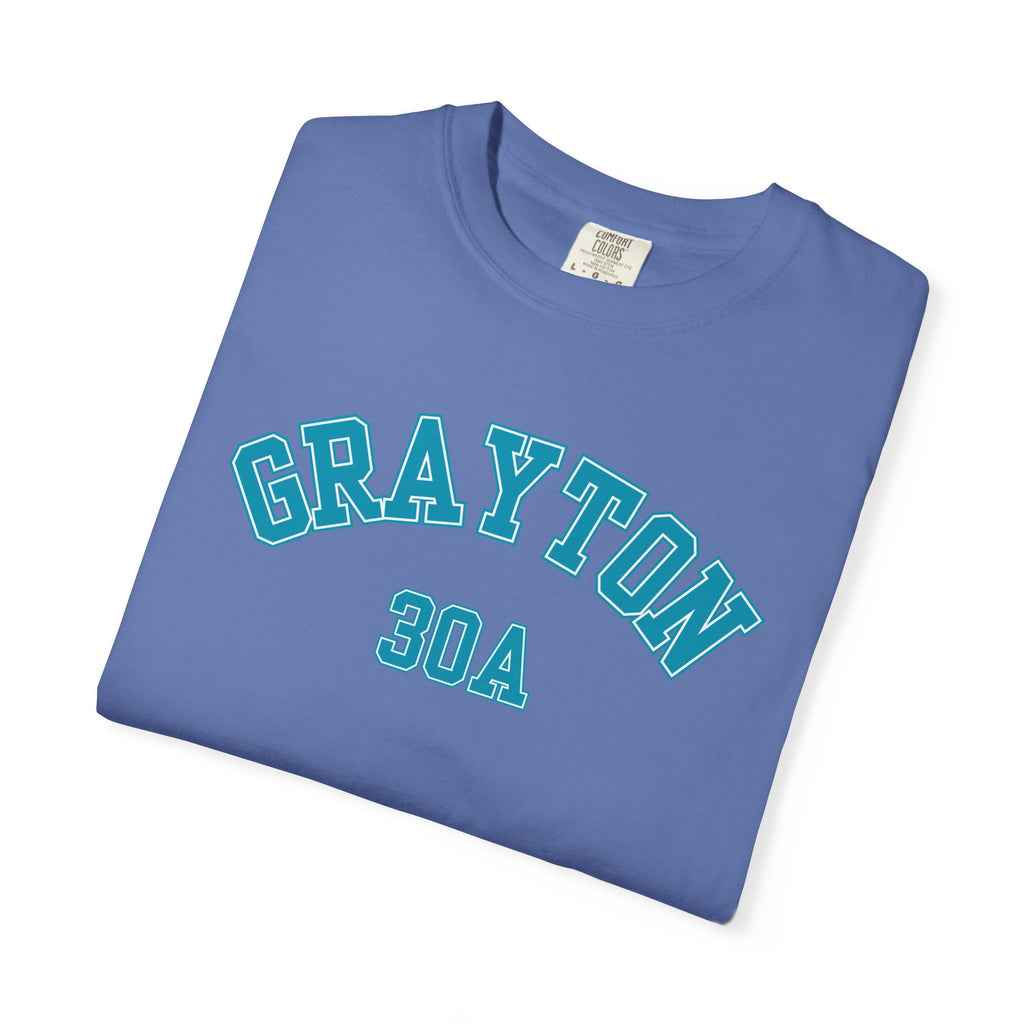 Grayton Beach Florida 30A Varsity Tee, Comfort Colors
