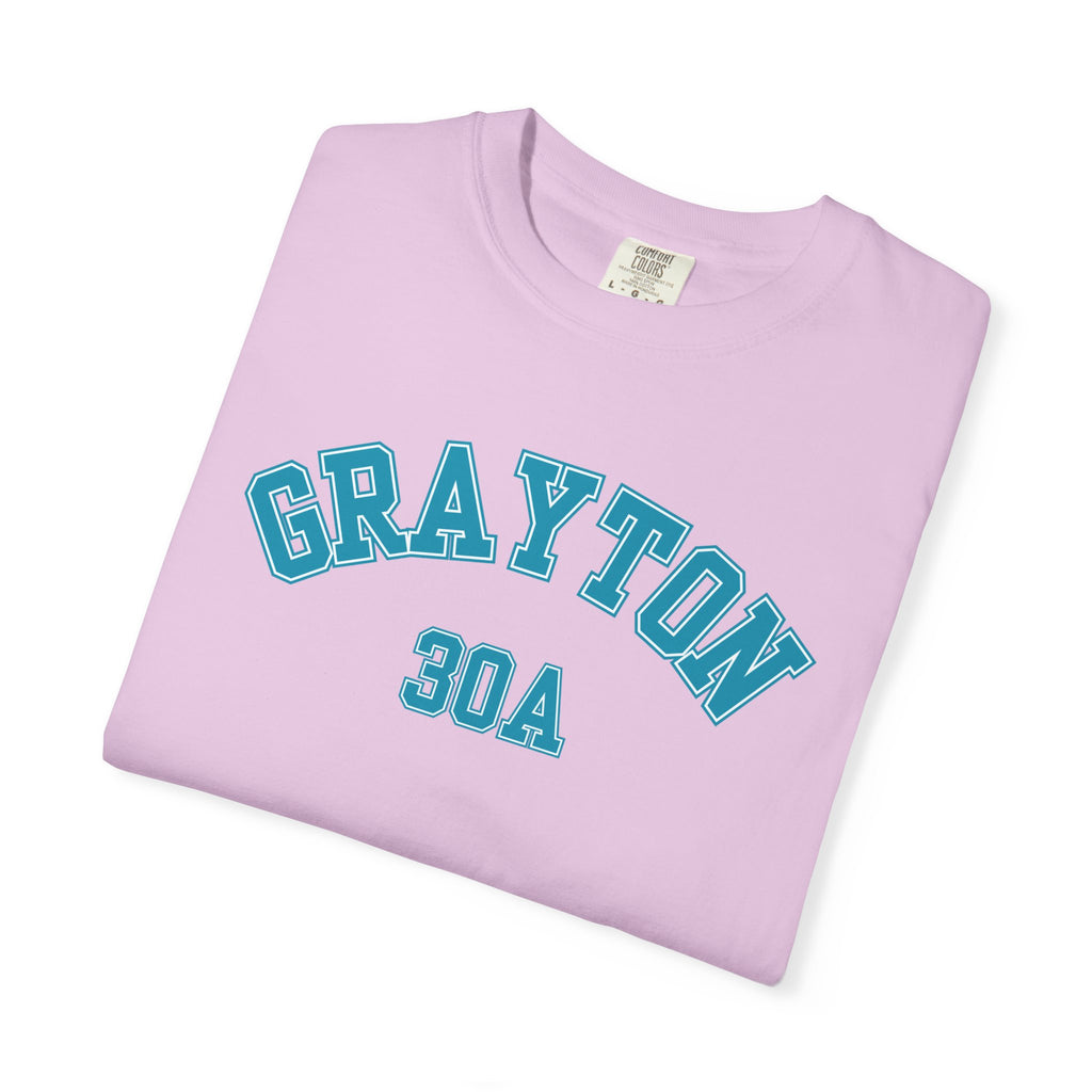 Grayton Beach Florida 30A Varsity Tee, Comfort Colors