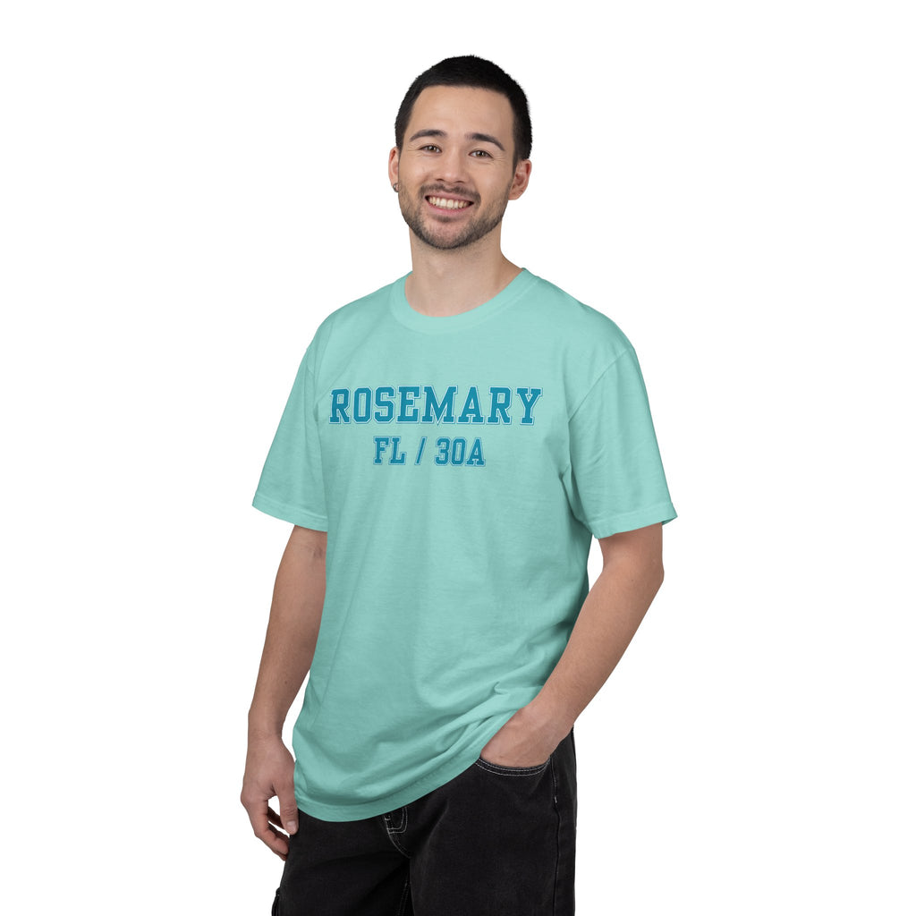 Rosemary Beach, Florida,  30A Varsity Tee, Comfort Colors