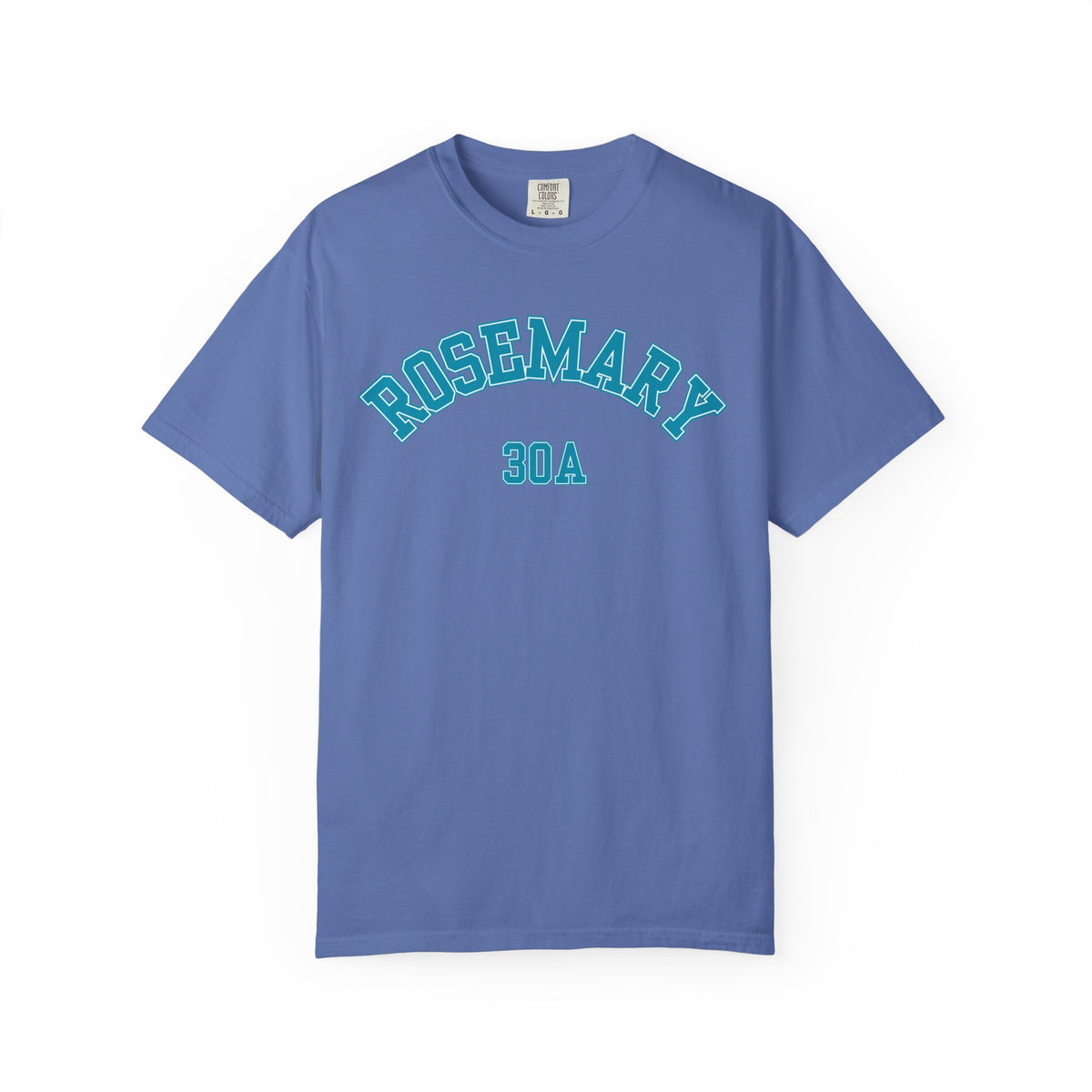 Rosemary Beach Florida 30A Varsity Tee, Comfort Colors
