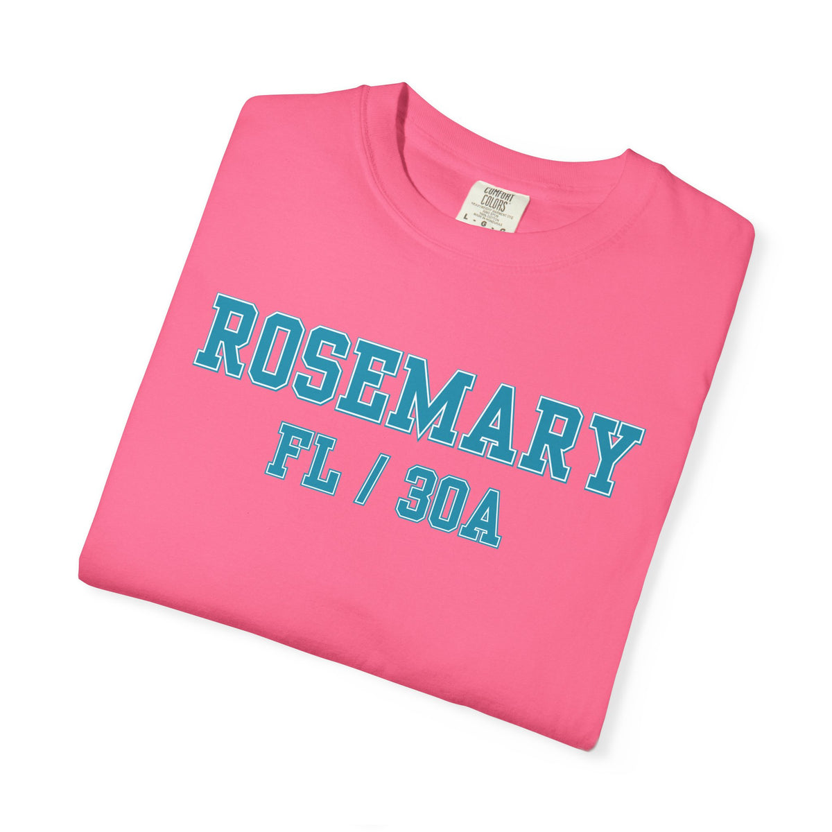 Rosemary Beach, Florida,  30A Varsity Tee, Comfort Colors