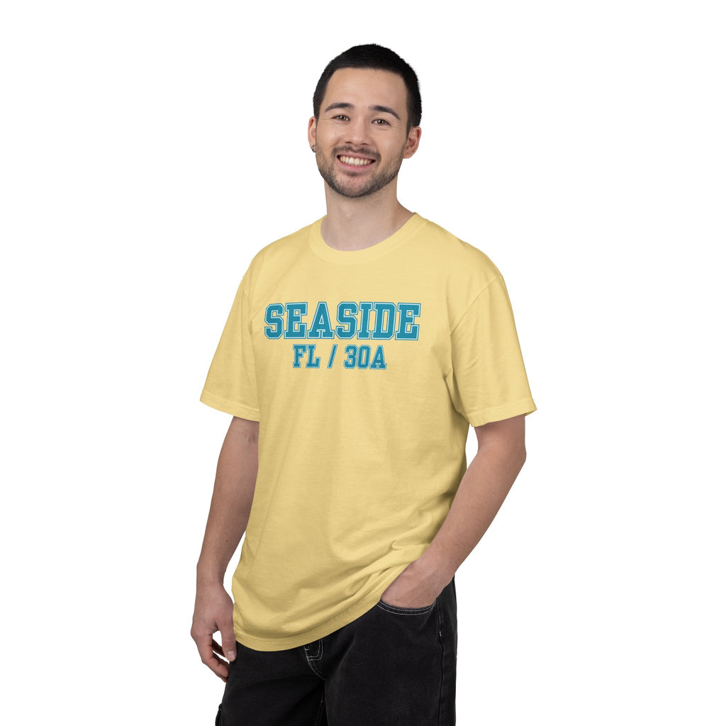 Seaside Florida 30A Varsity Tee, Comfort Colors