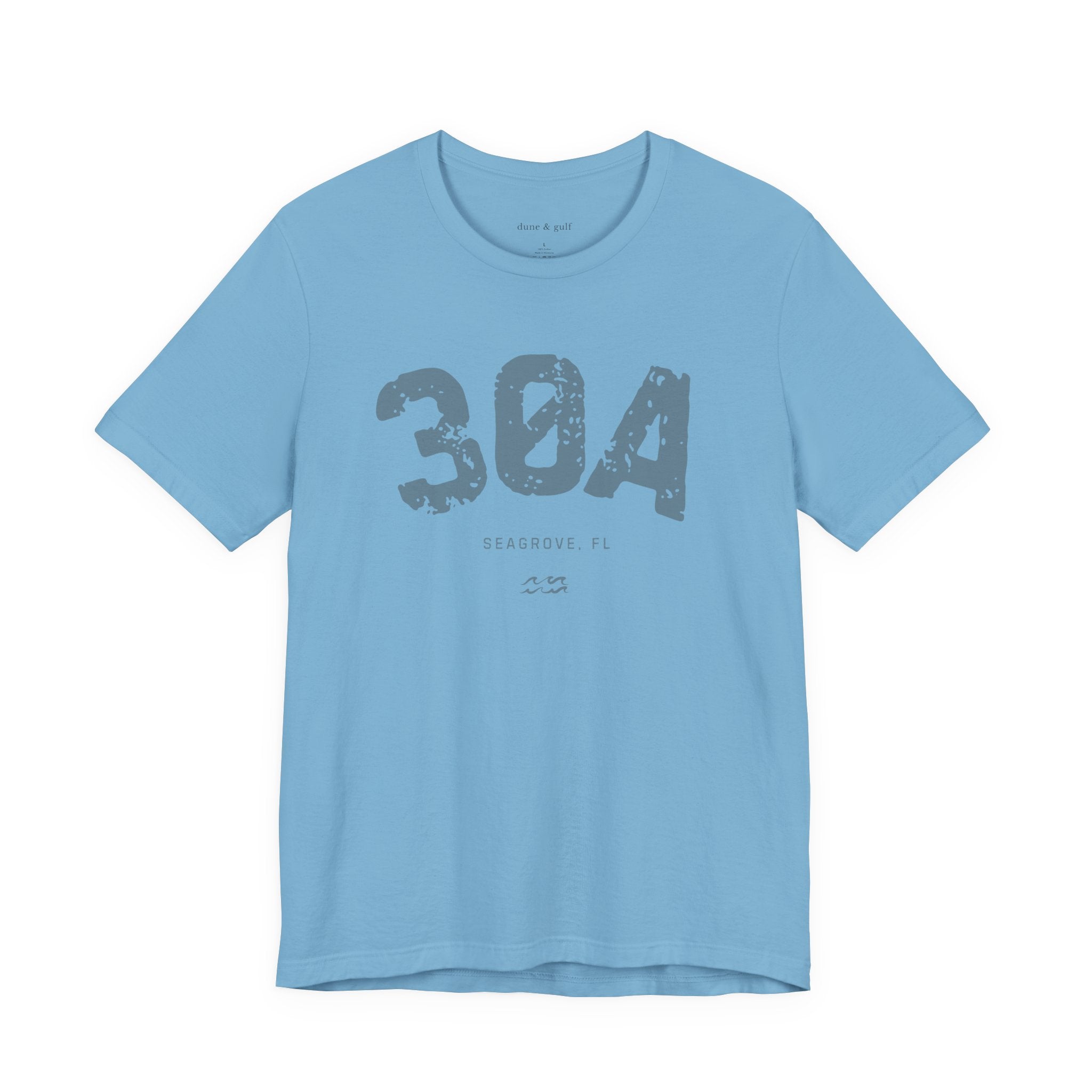 30A Seagrove Vintage Distressed Tee, Coastal Blue