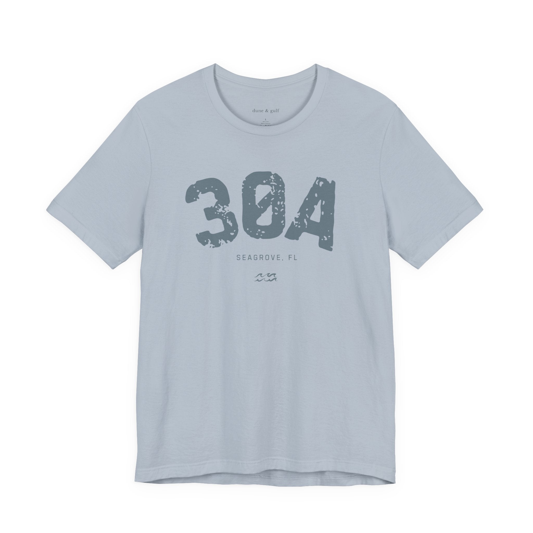 30A Seagrove Vintage Distressed Tee, Washed Slate