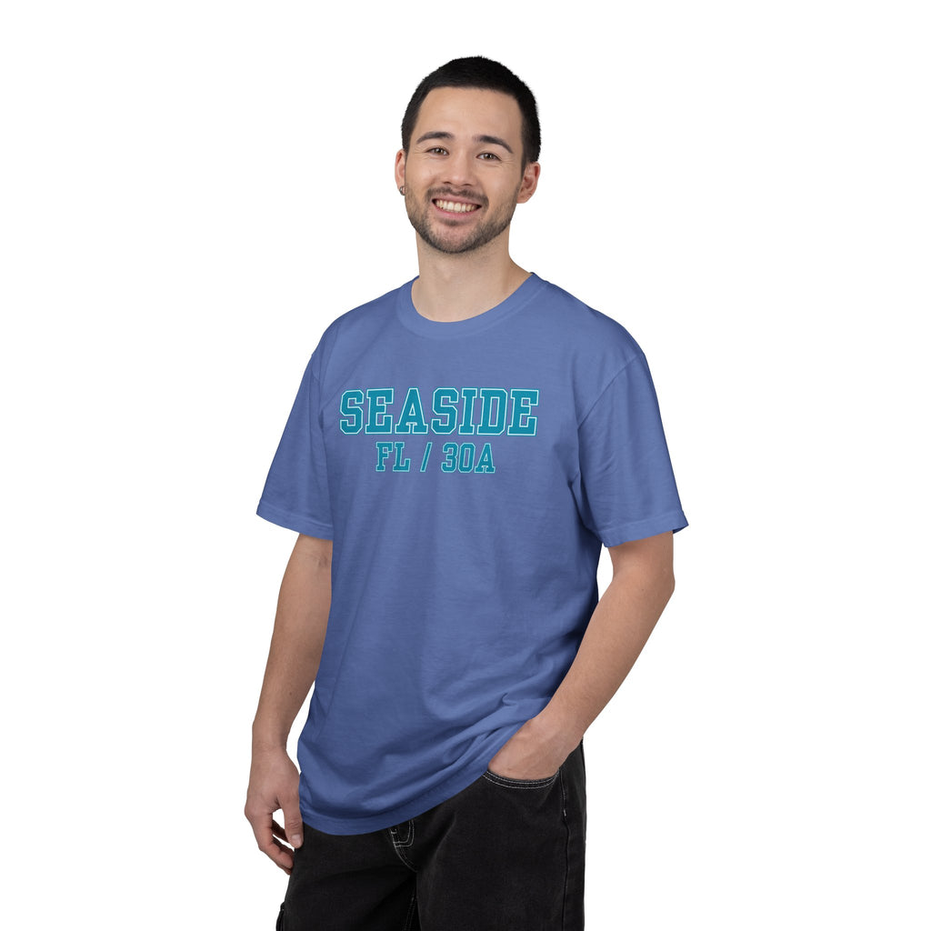 Seaside Florida 30A Varsity Tee, Comfort Colors