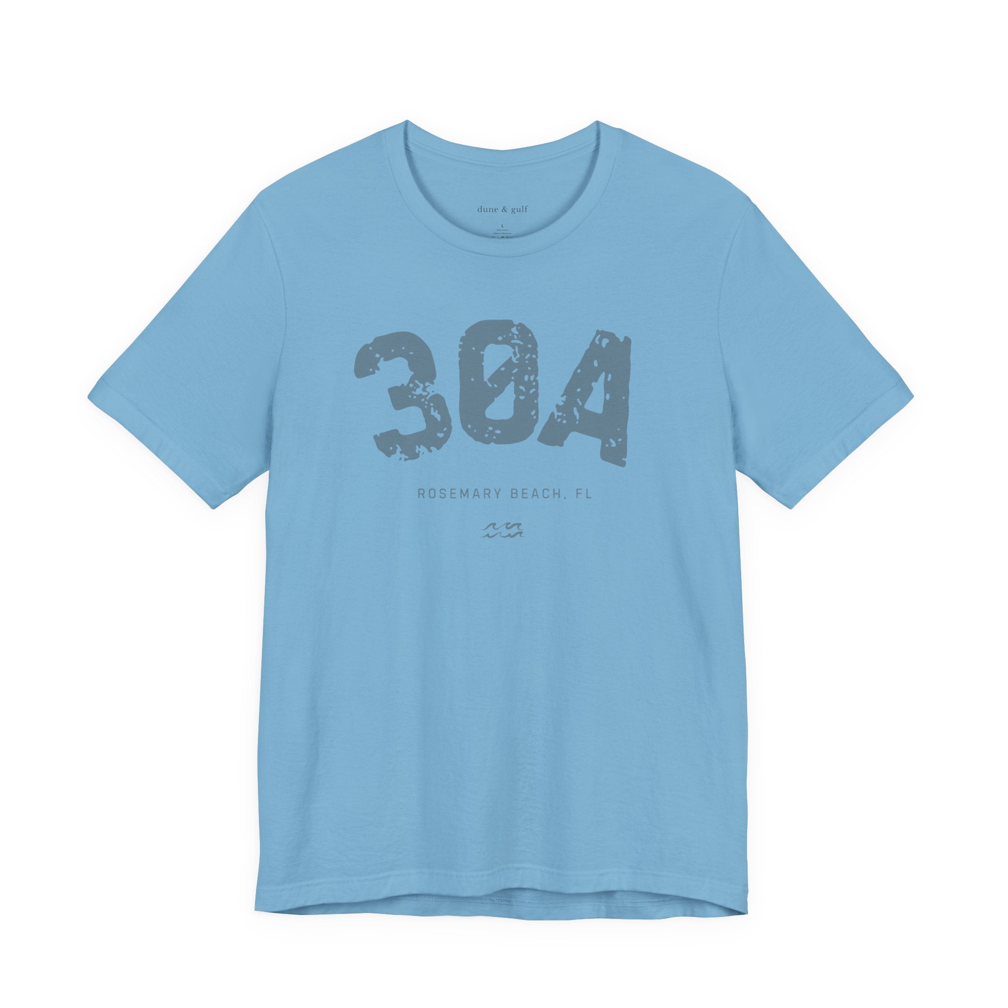 30A Rosemary Beach Vintage Distressed Tee, Coastal Blue