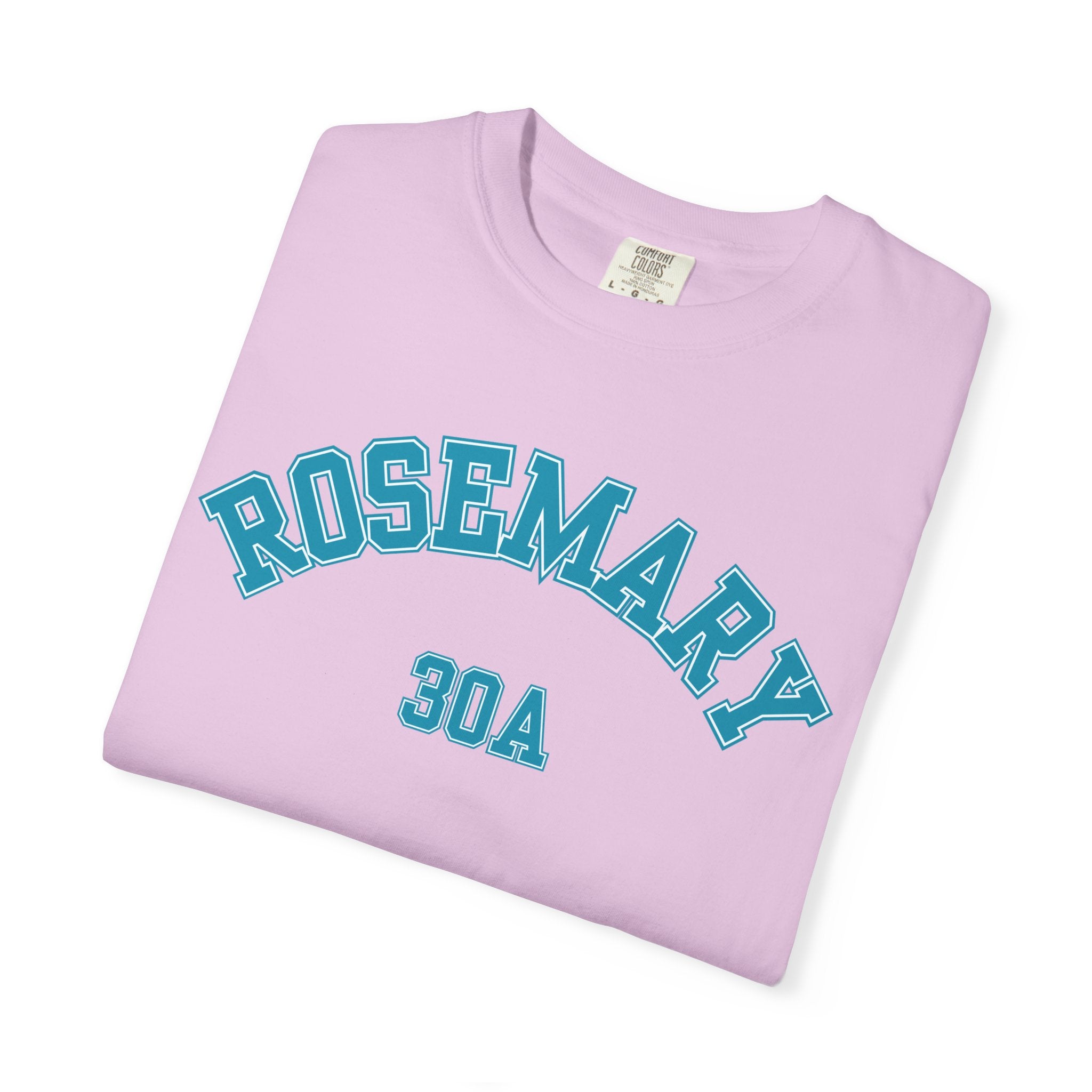 Rosemary Beach Florida 30A Varsity Tee, Comfort Colors