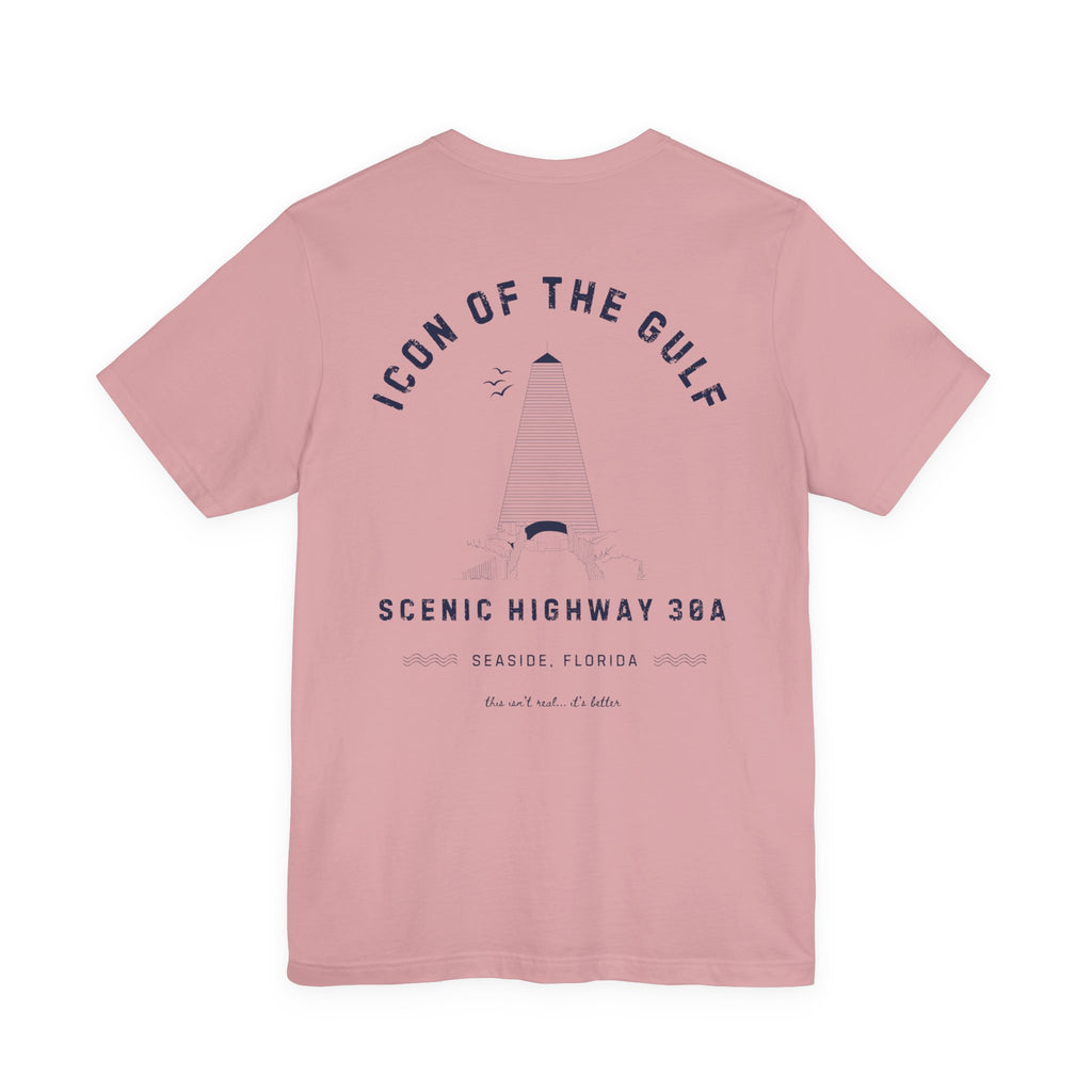 Icon of the Gulf Tee, Seaside FL 30A, Orchid