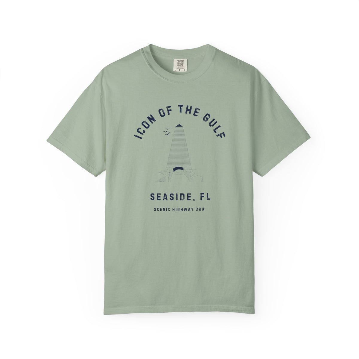 Icon of the Gulf Seaside, FL 30A Tee, Comfort Colors