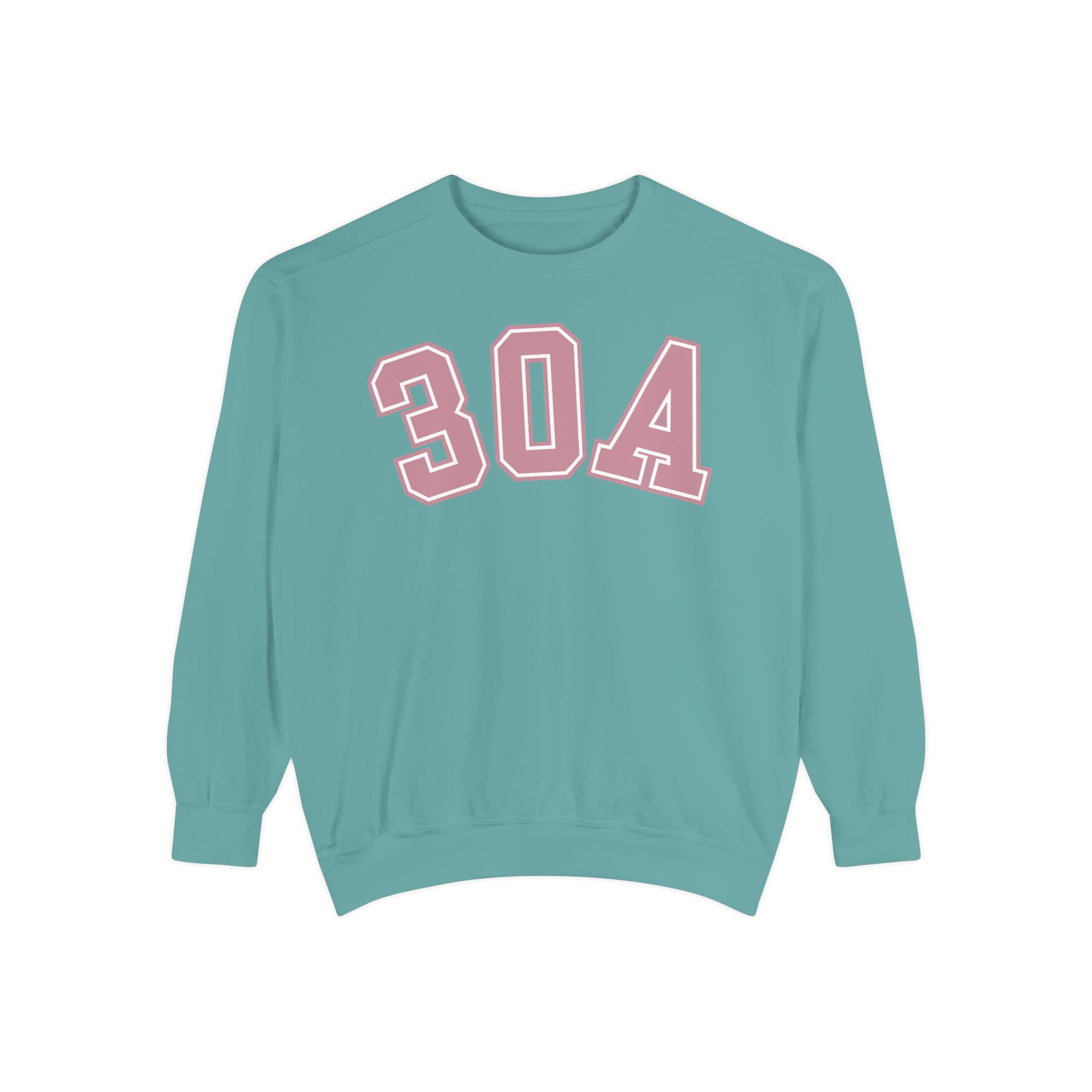 30A Varsity Crewneck, Seafoam