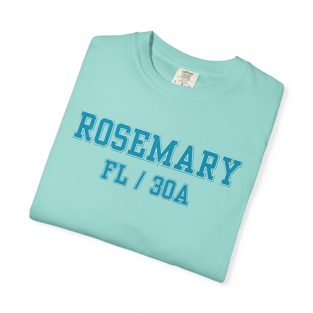 Rosemary Beach, Florida,  30A Varsity Tee, Comfort Colors
