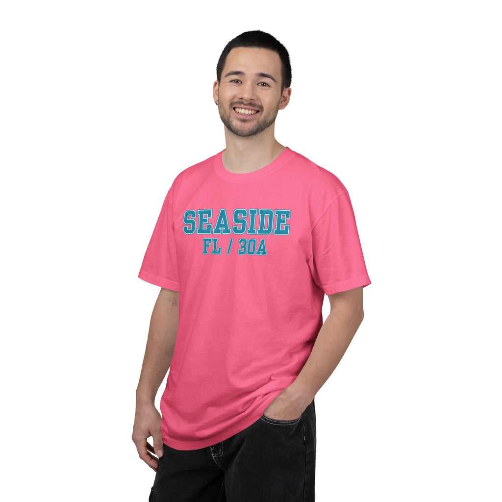 Seaside Florida 30A Varsity Tee, Comfort Colors