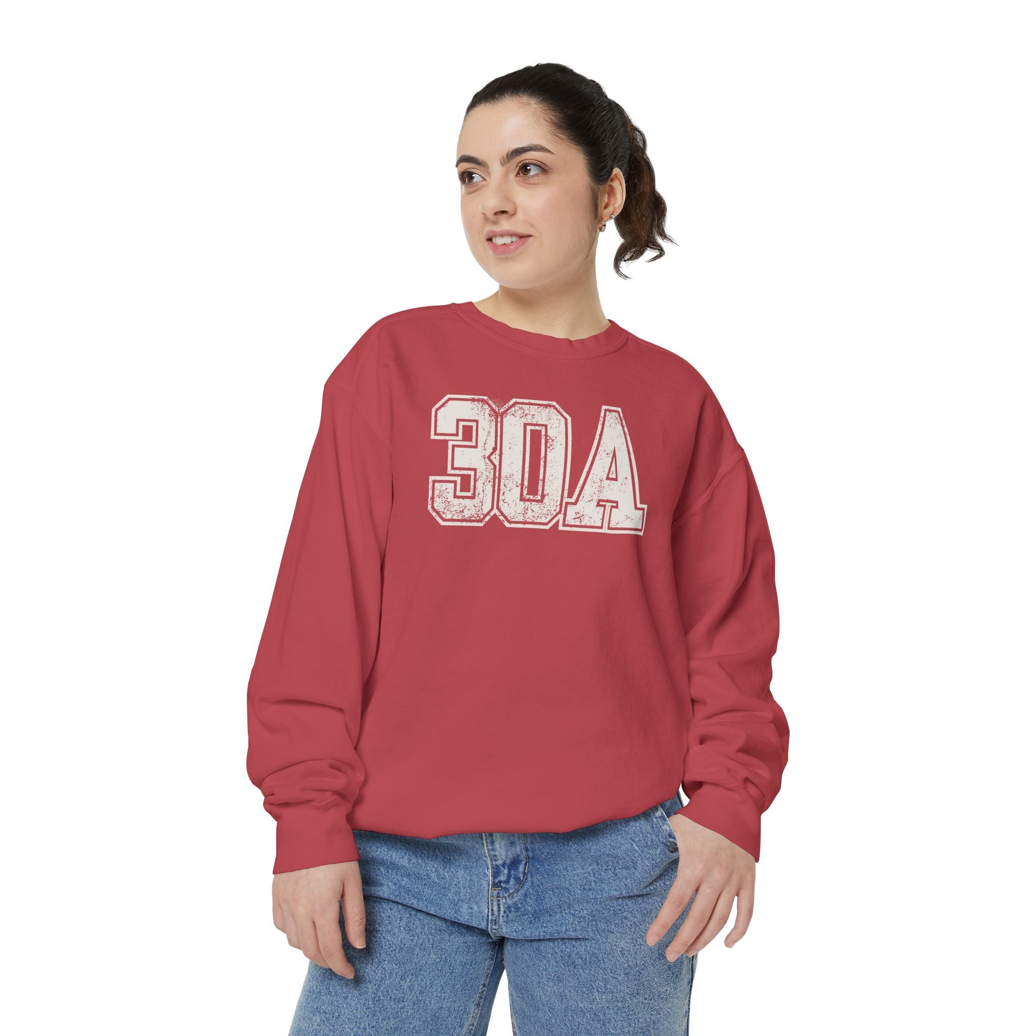 30A Distressed Crewneck
