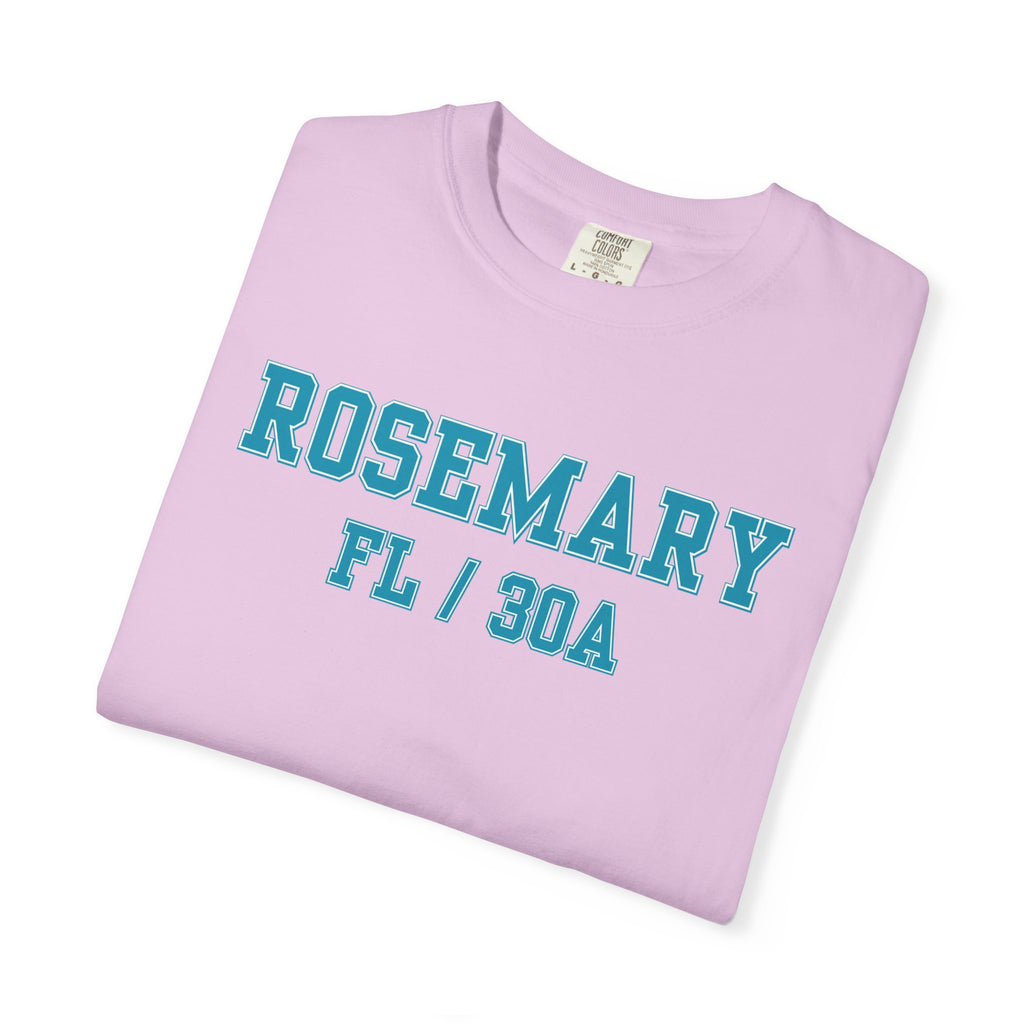 Rosemary Beach, Florida,  30A Varsity Tee, Comfort Colors