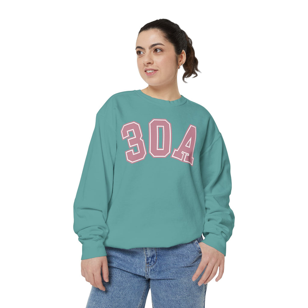 30A Varsity Crewneck, Seafoam
