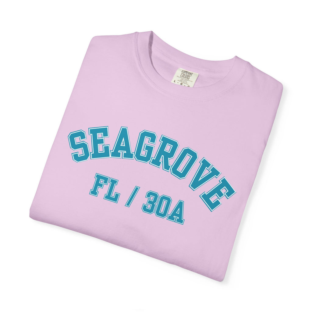 Seagrove, Florida, 30A Varsity Tee, Comfort Colors
