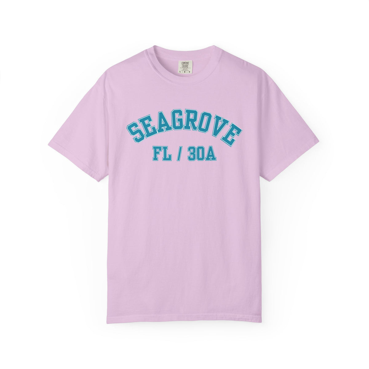 Seagrove, Florida, 30A Varsity Tee, Comfort Colors