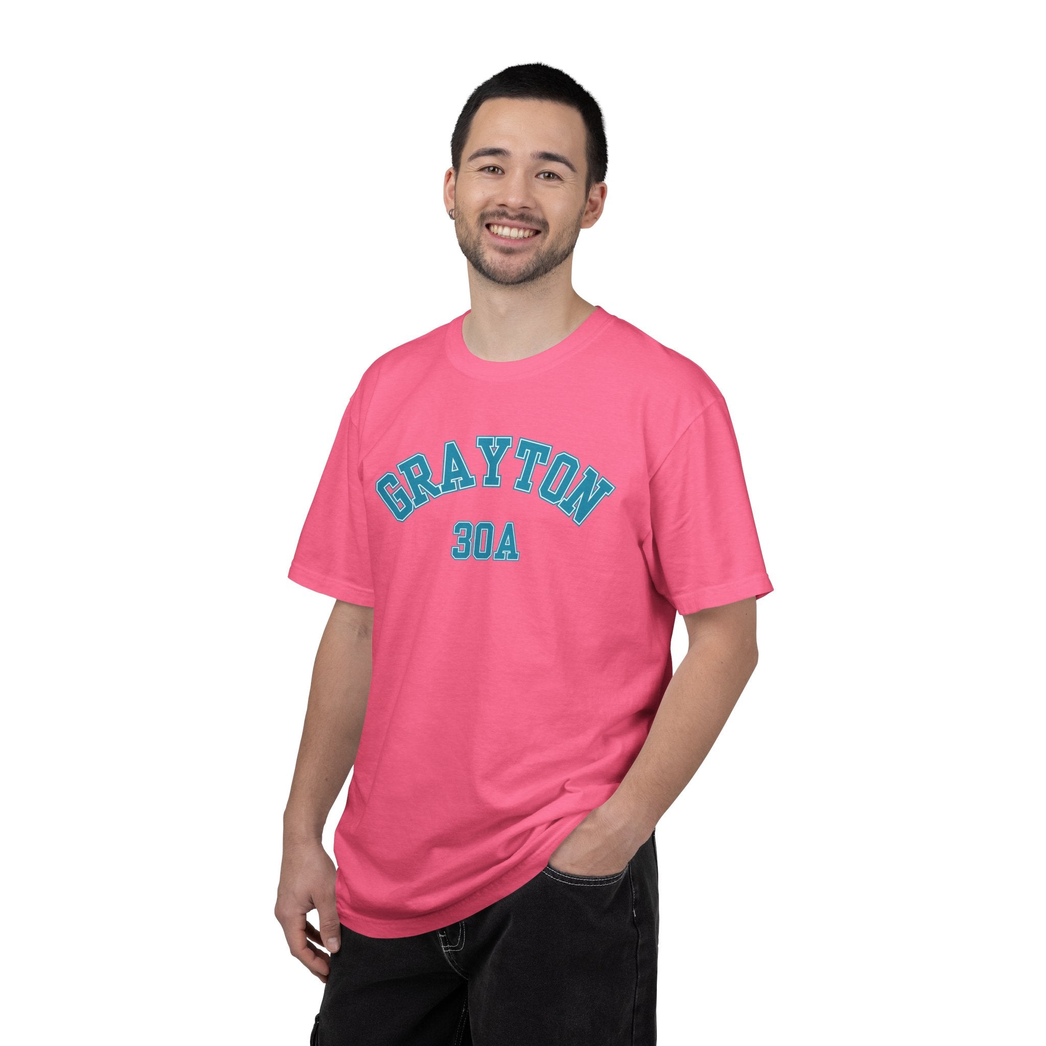 Grayton Beach Florida 30A Varsity Tee, Comfort Colors